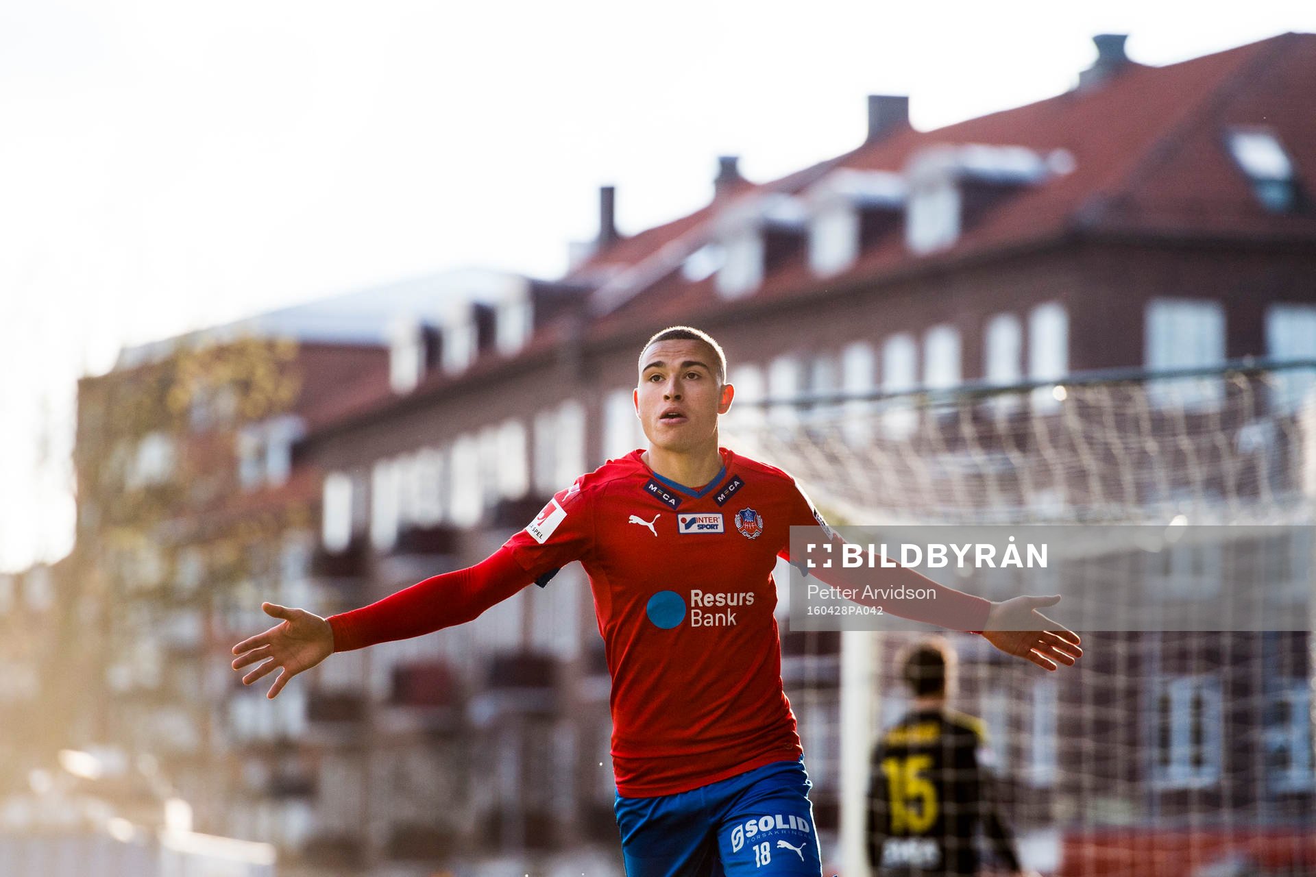Helsingborgs Jordan Larsson jublar