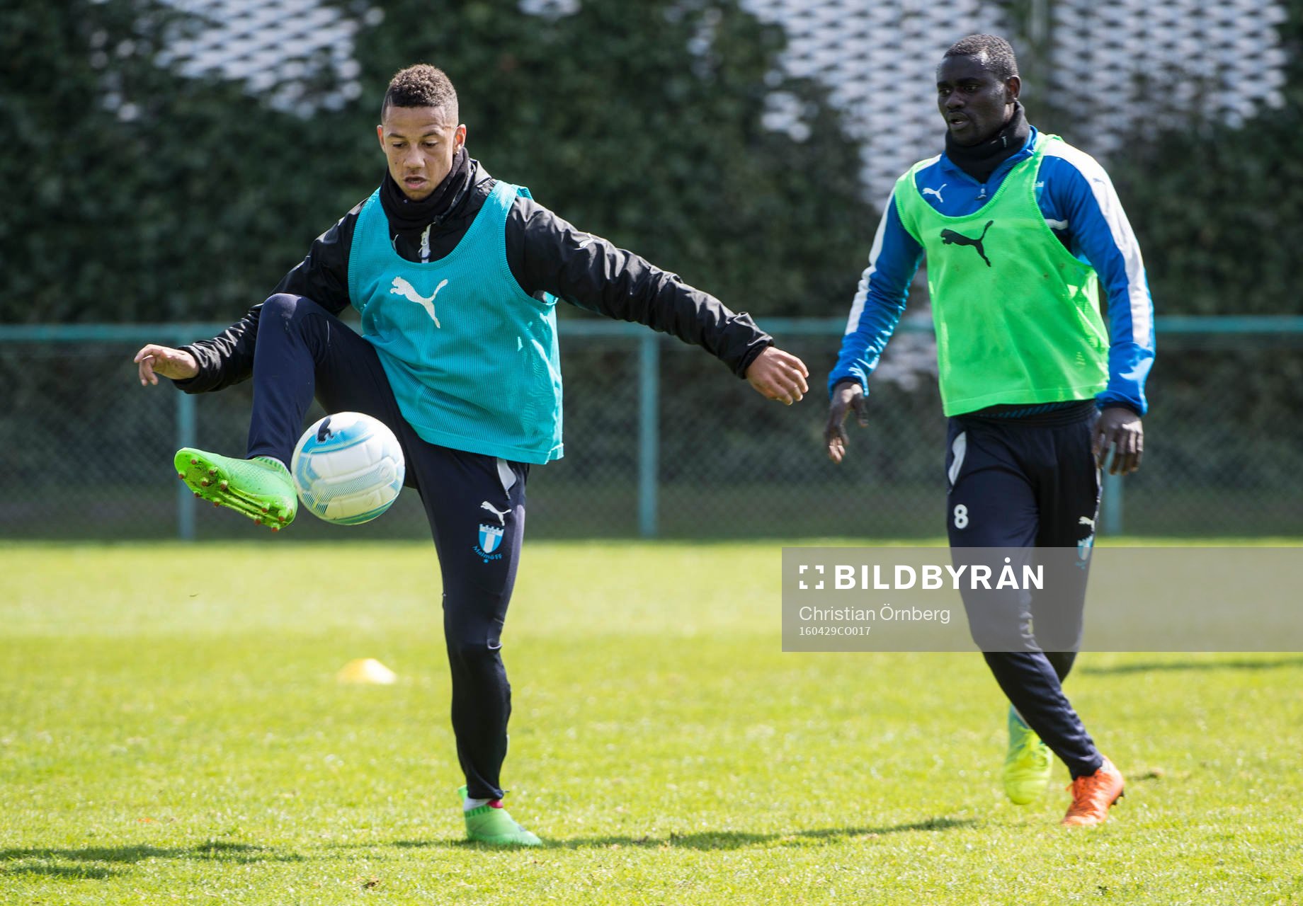 Tobias Sana och Enock Kofi Adu
