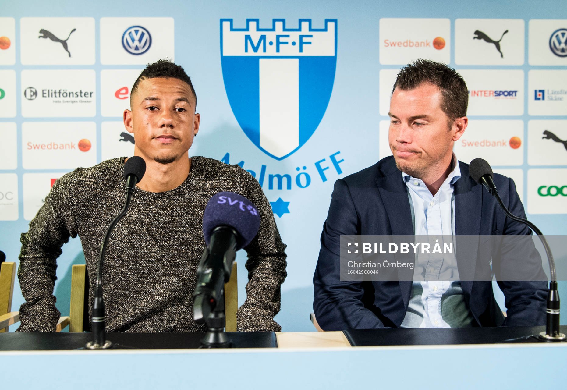 Tobias Sana och Sportchef Daniel Andersson