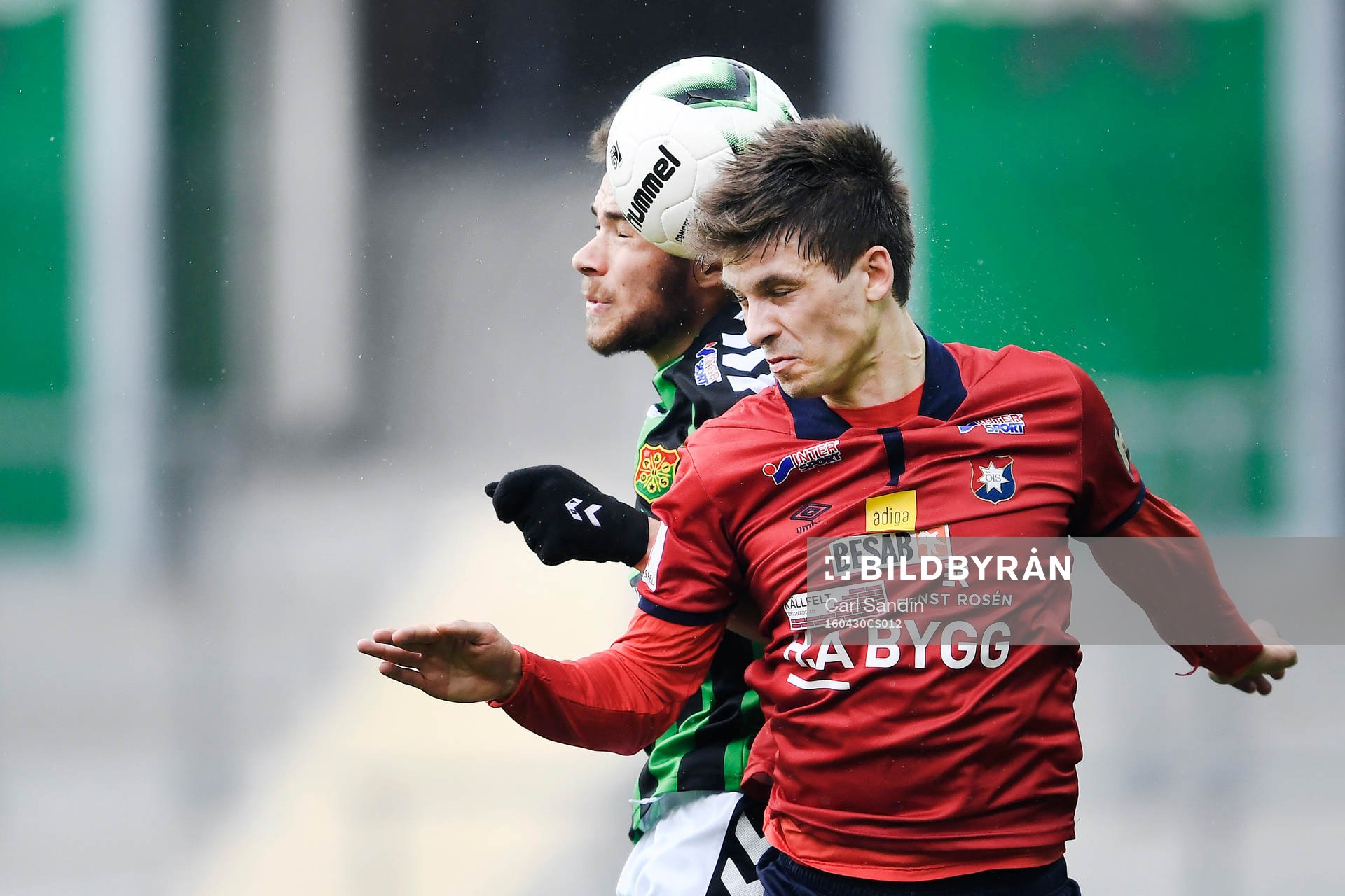 GAIS Malkolm Moenza och Örgrytes Daniel Paulson