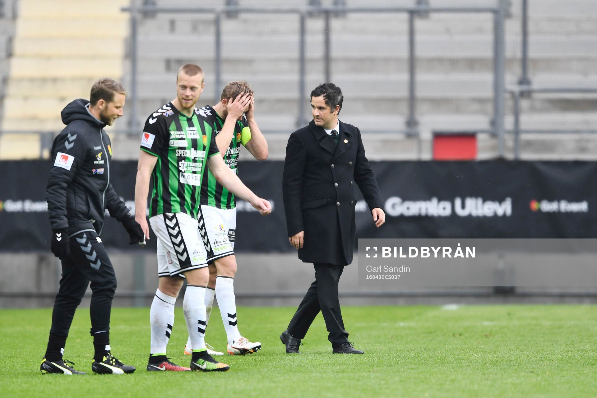 GAIS tränare Benjamin Westman och Steven Old