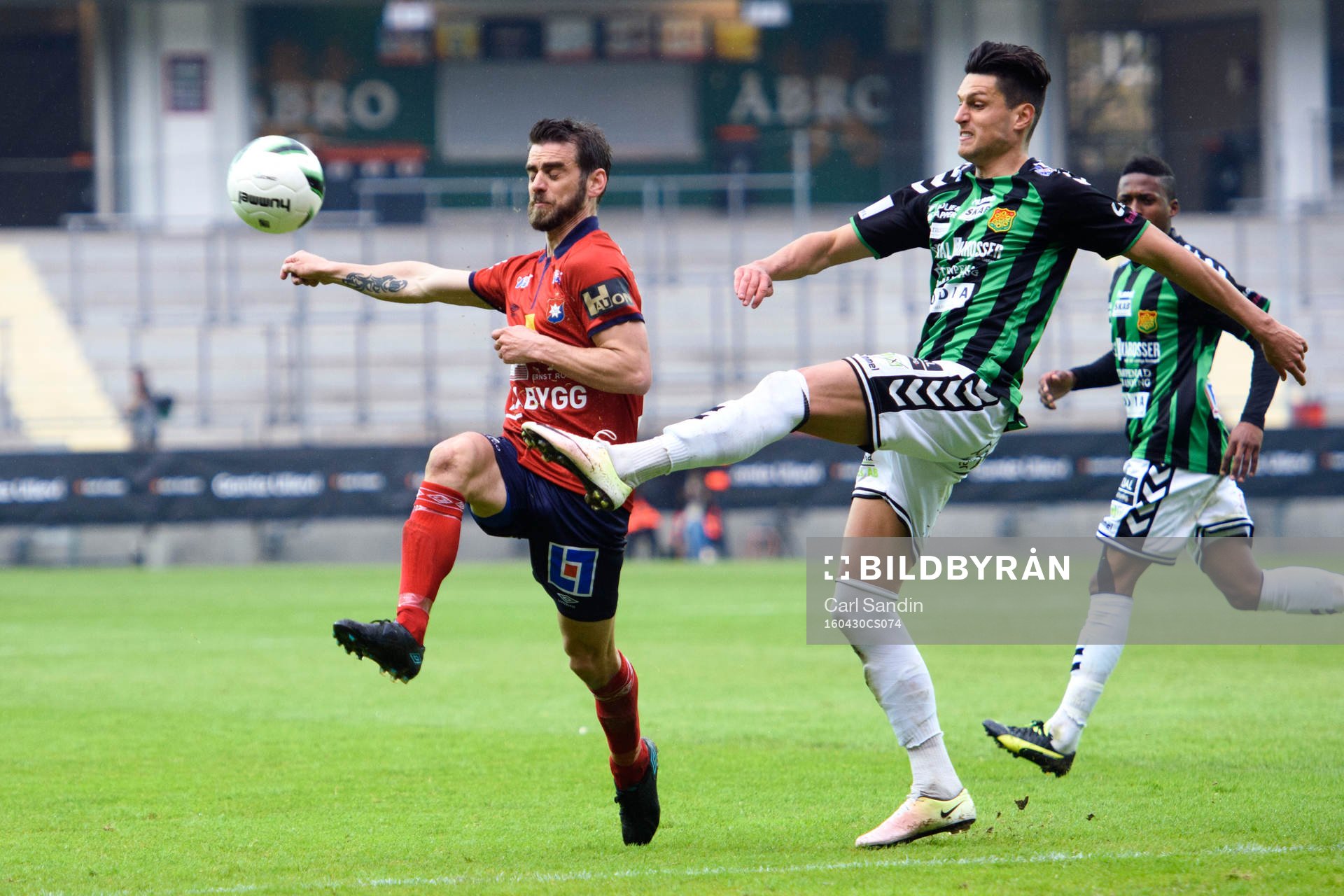 Örgrytes Björn Anklev och GAIS Luka Mijaljevic