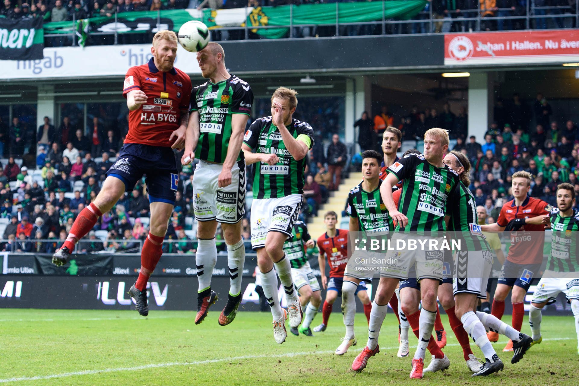 Nickduell mellan Örgrytes Fredrik Björck och Björn