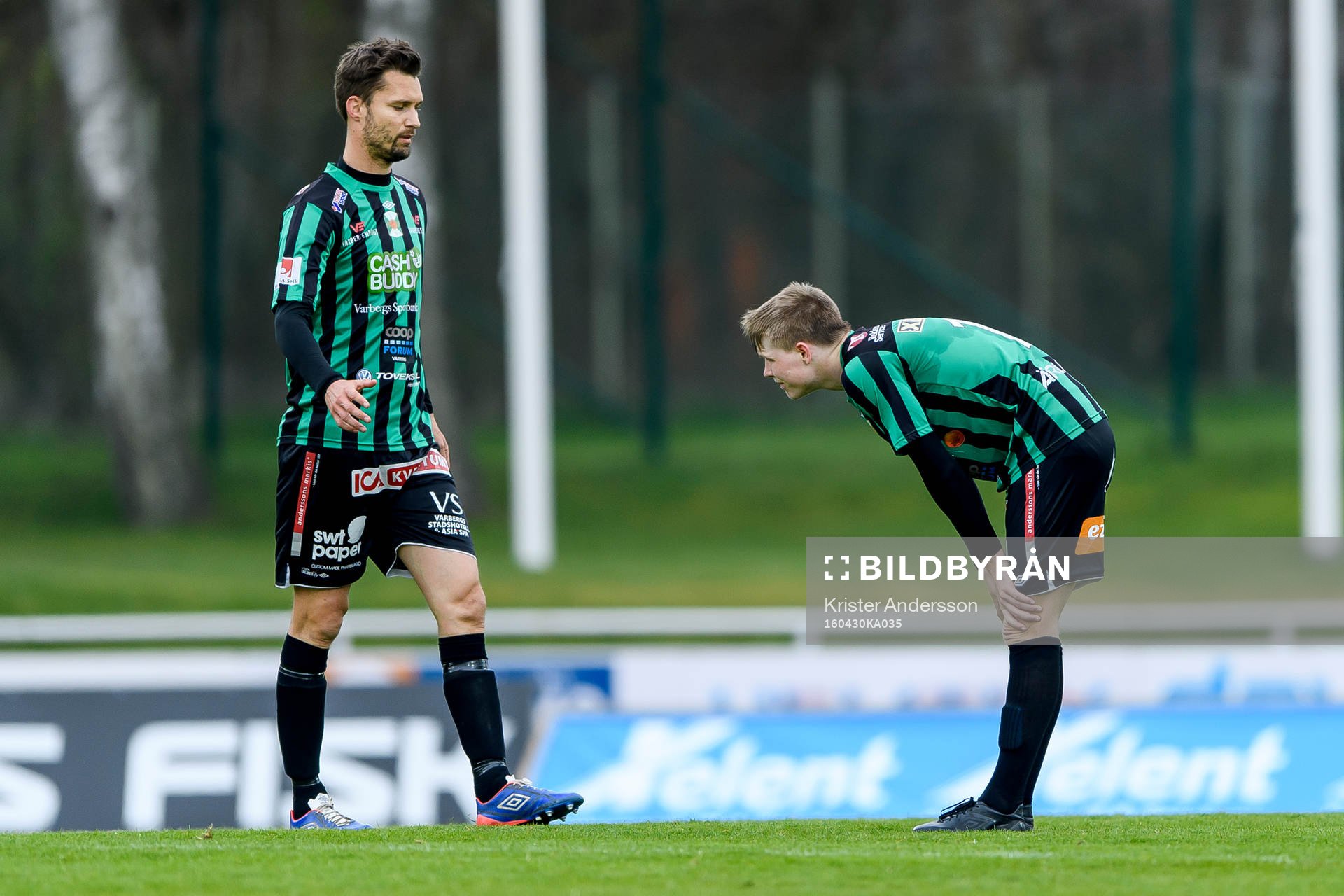 Varbergs Peter Nyström och Anton Liljenbäck deppar