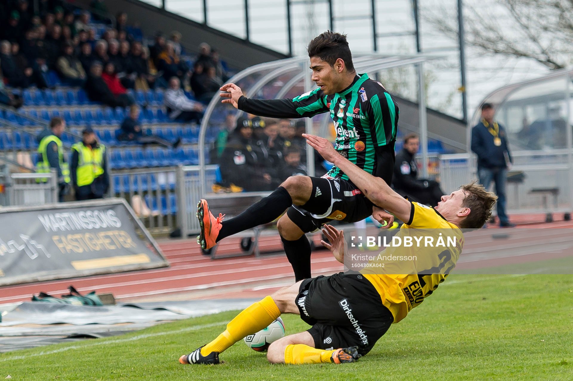 Varbergs Hosam Aiesh och Frejs Philip Wiström