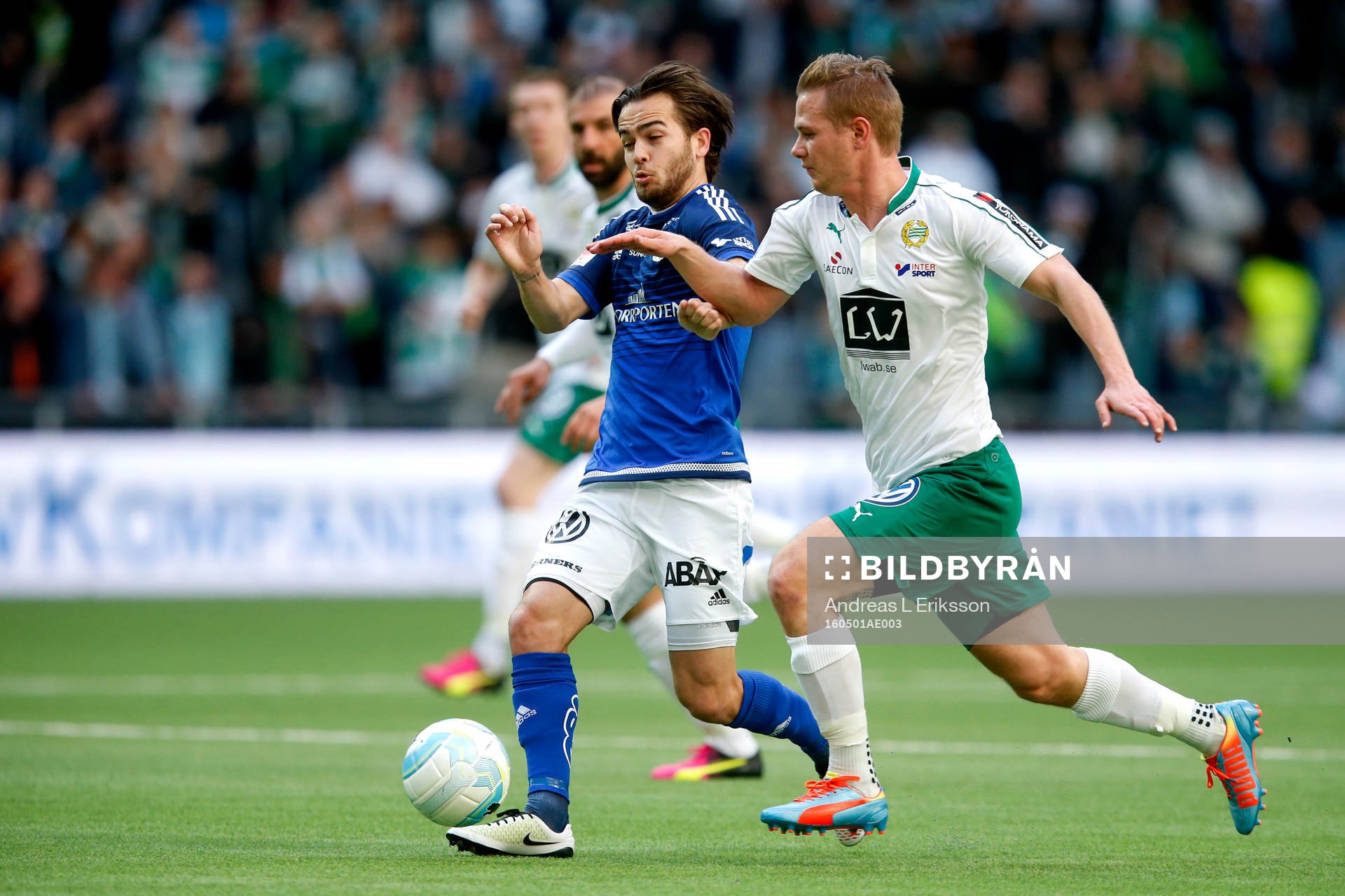 Sundsvalls Kristinn Steindorsson och Hammarbys Erik
