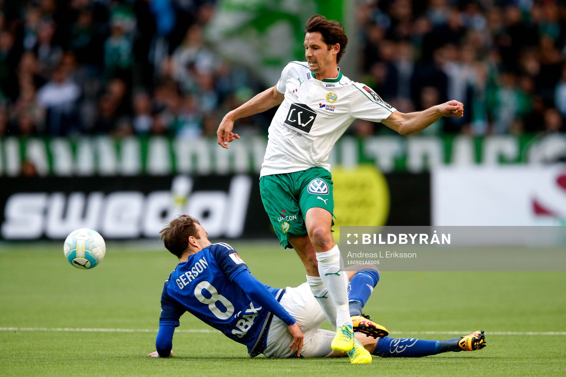 Sundsvalls Lars Christian Krogh Gerson och Hammarbys Philip