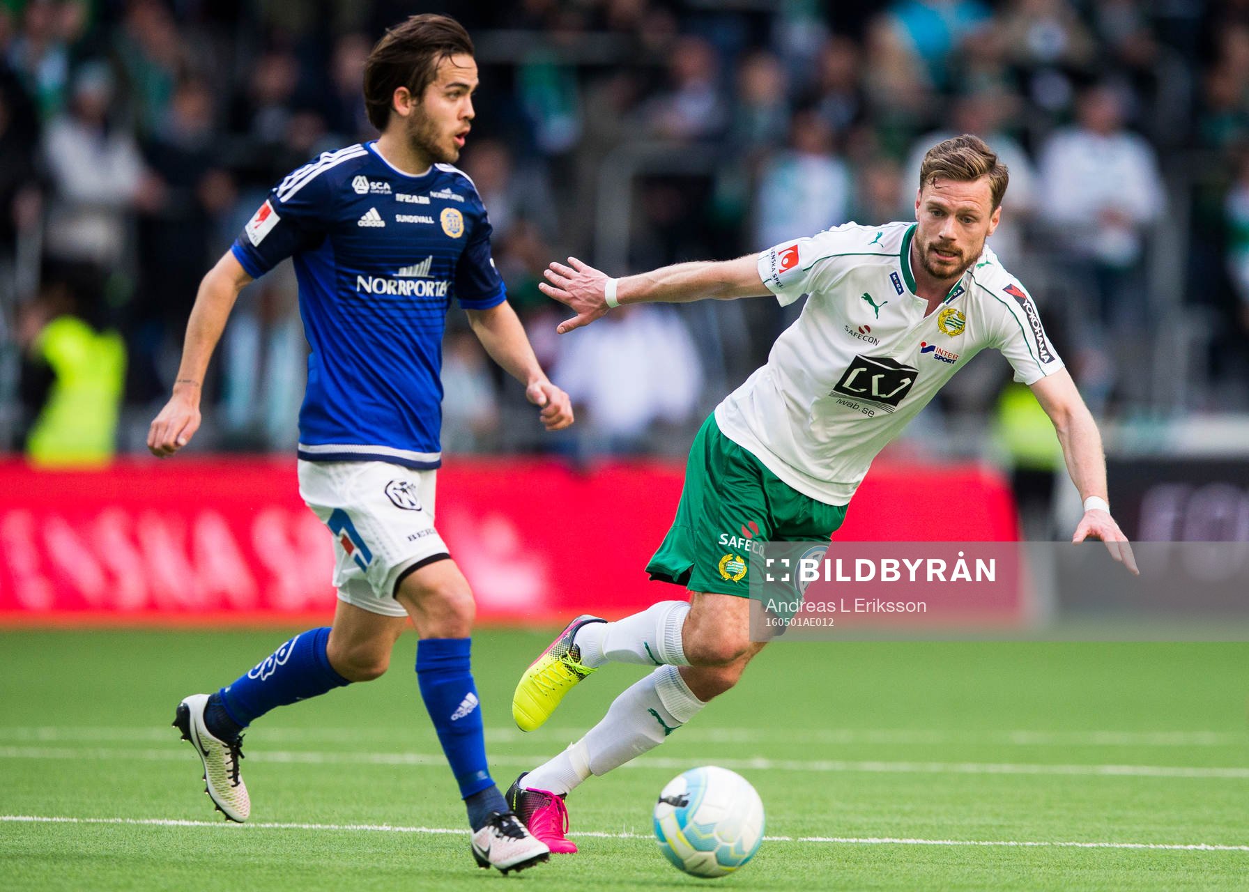 Sundsvalls Kristinn Steindorsson och Hammarbys Arnor