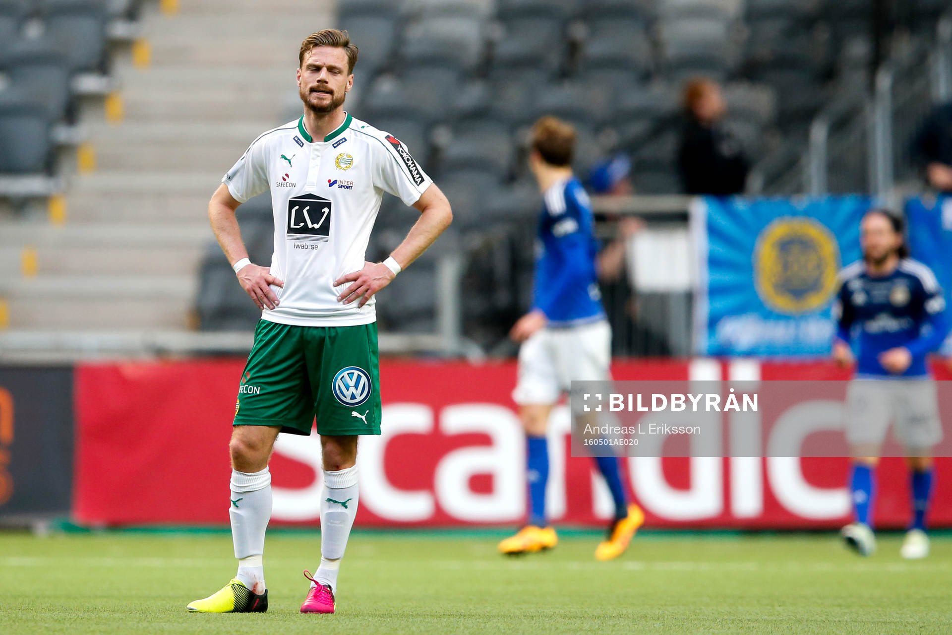 Hammarbys Melker Hallberg deppar