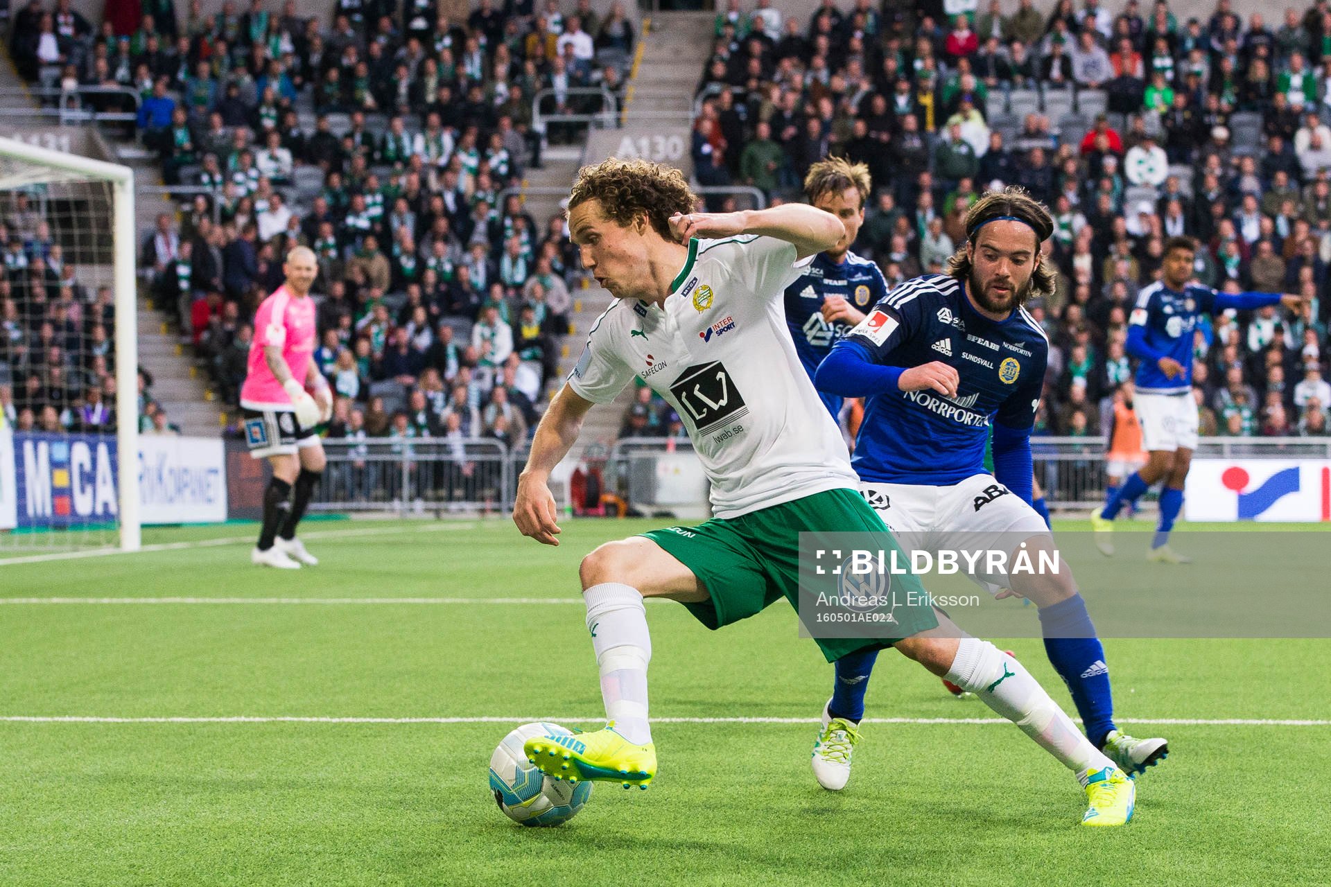 Hammarbys Fredrik Torsteinbö och Sundsvalls Robbin Sellin