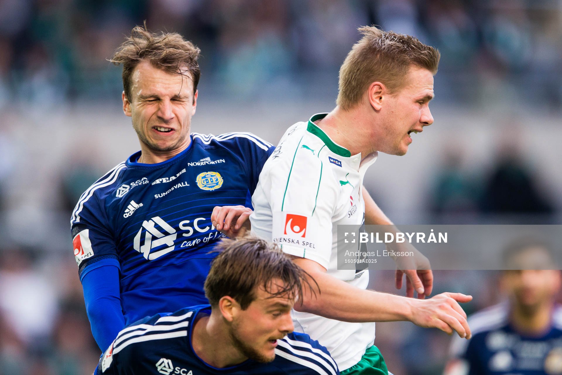 Sundsvalls Lars Christian Krogh Gerson och Eric Larsson i