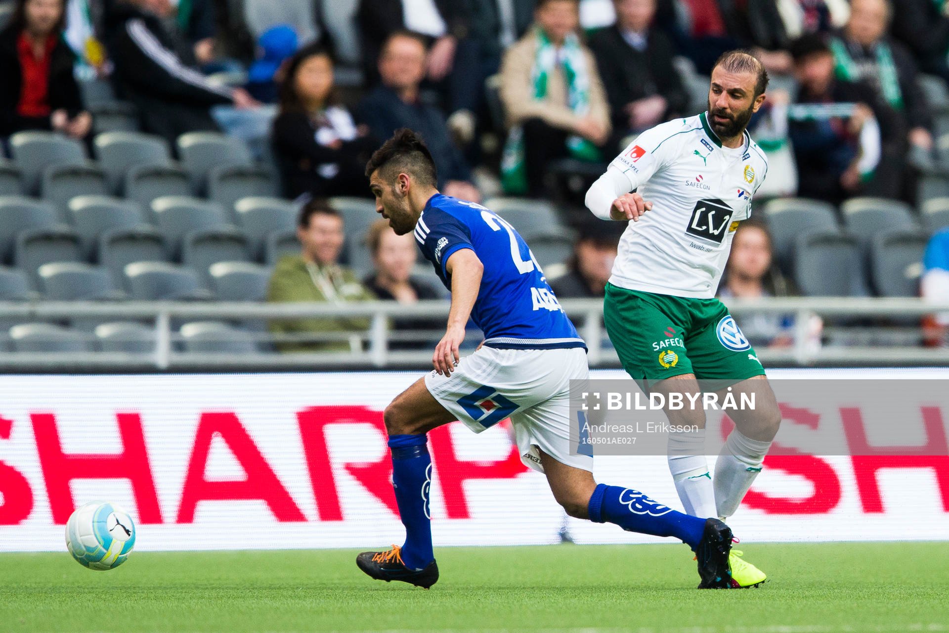 Sundsvalls Stefan Silva och Hammarbys Kennedy Bakircioglu