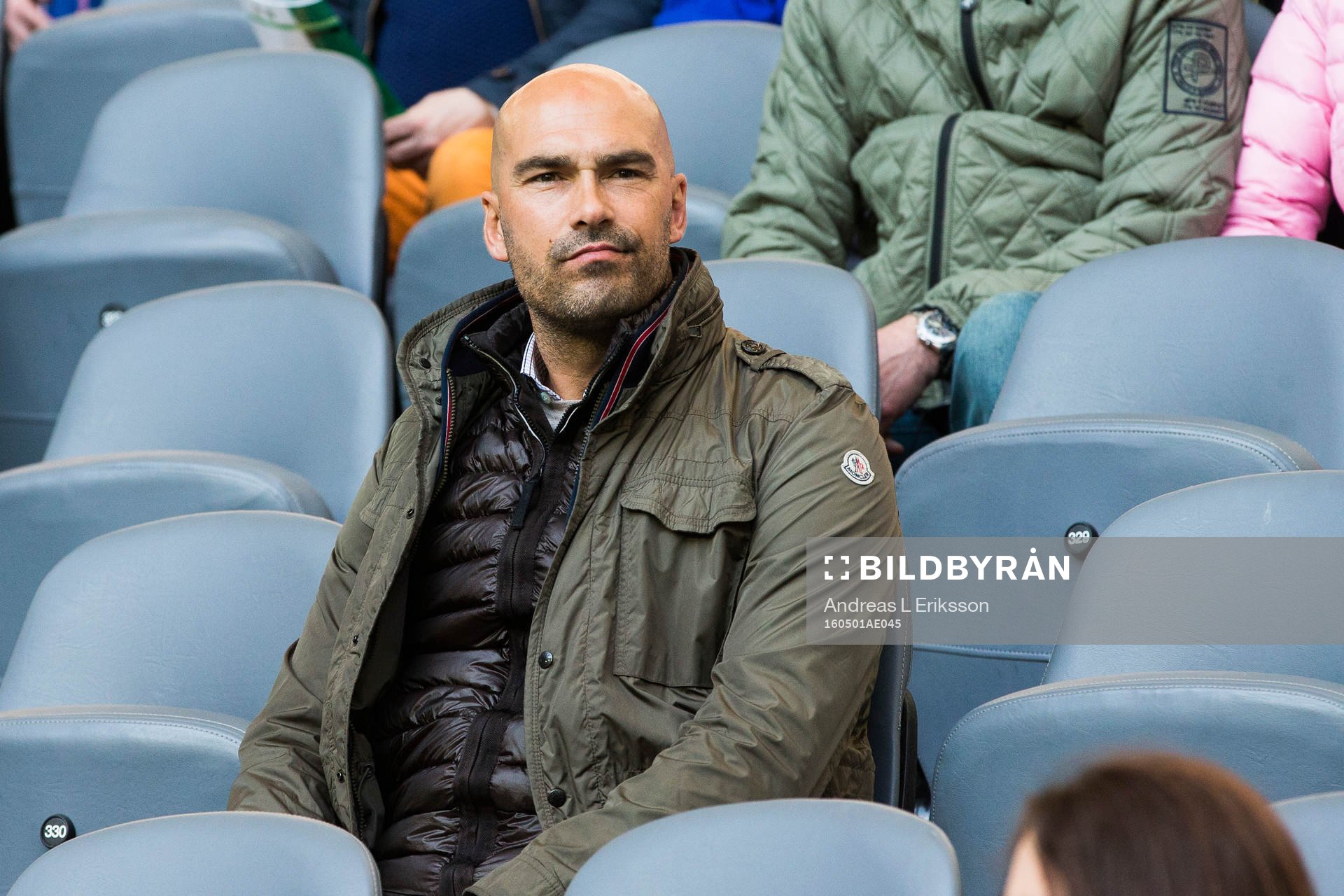 Daniel Majstorovic på läktaren