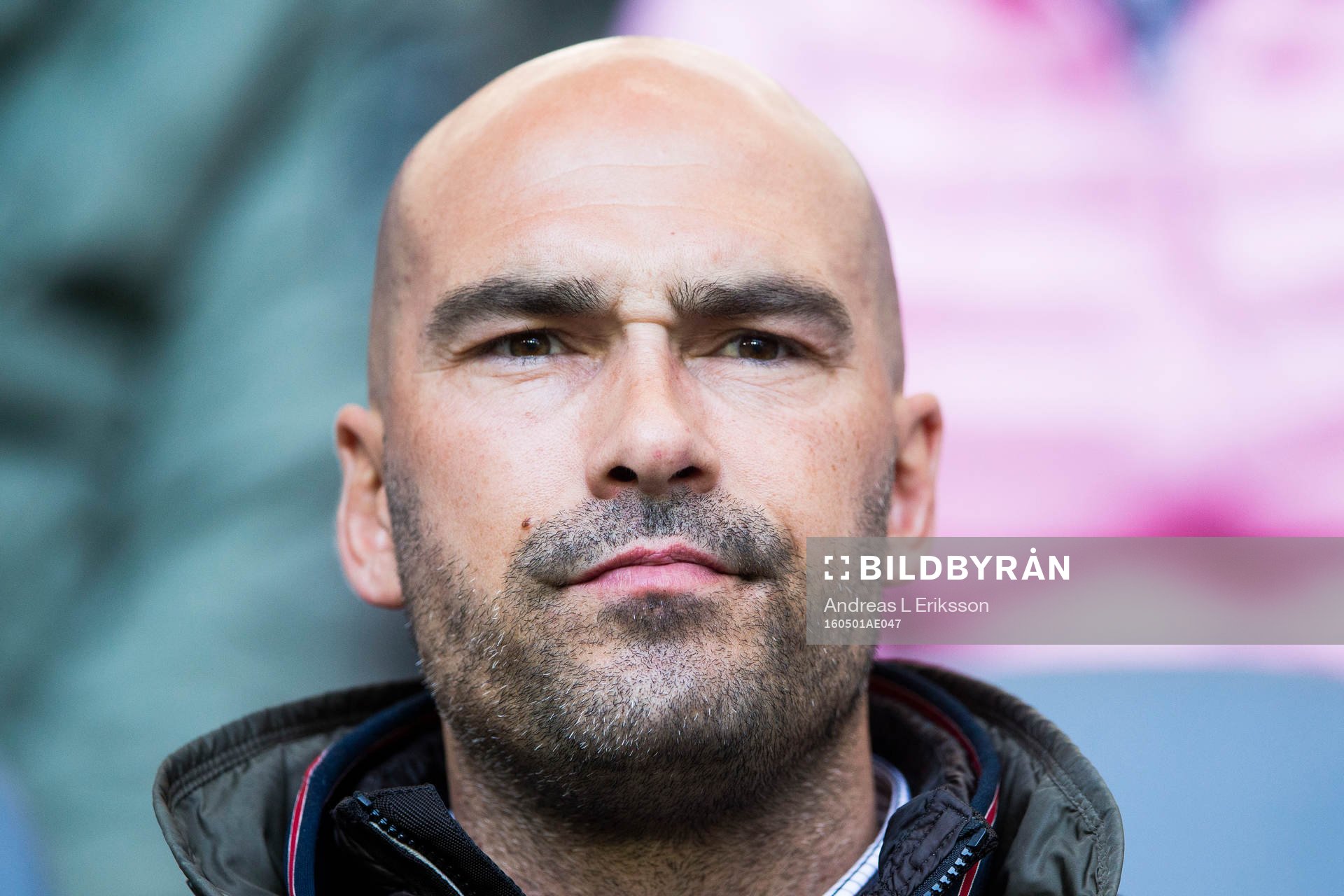 Daniel Majstorovic på läktaren