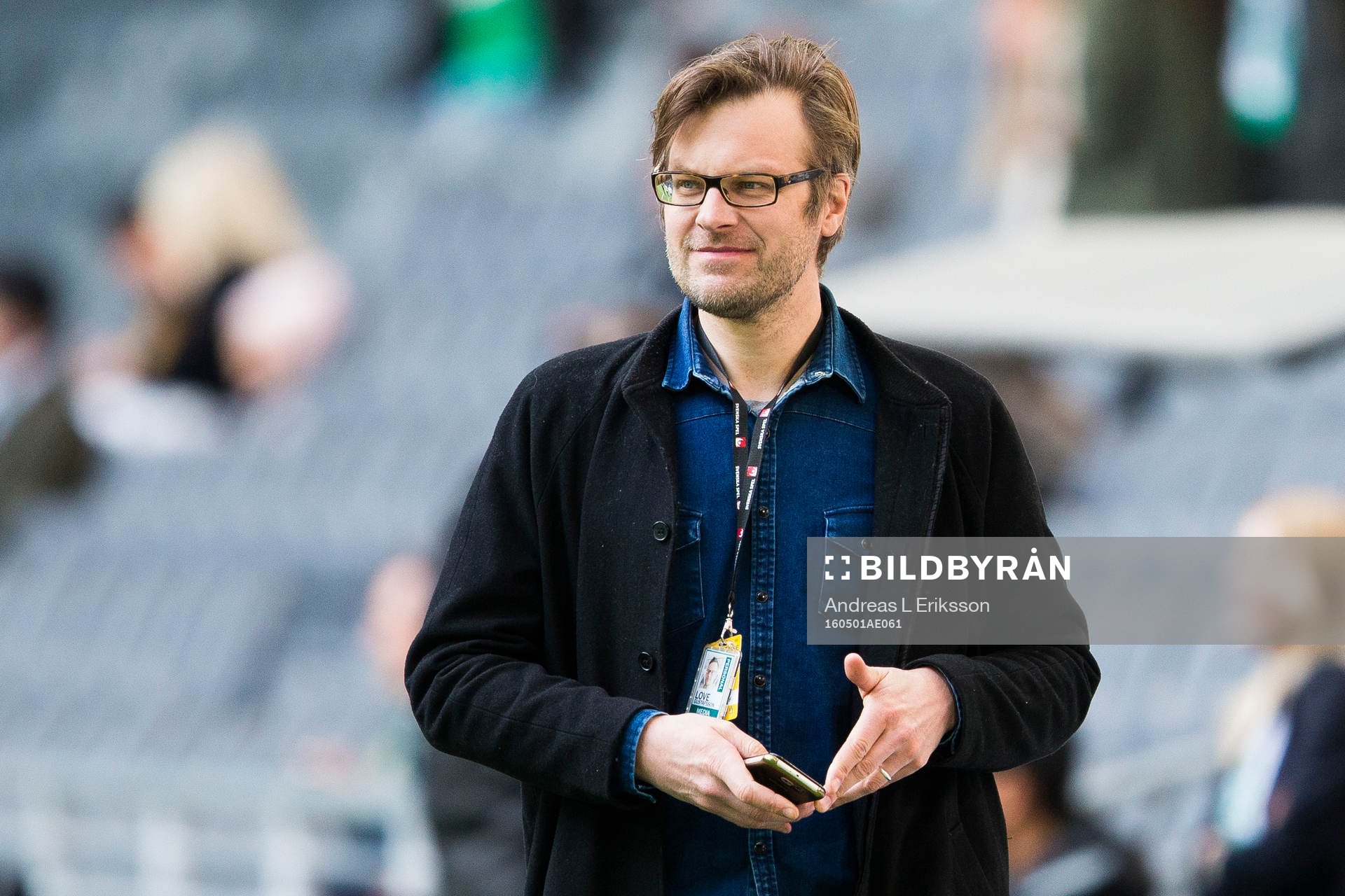 Hammarbys pressansvarige Love Gustafsson
