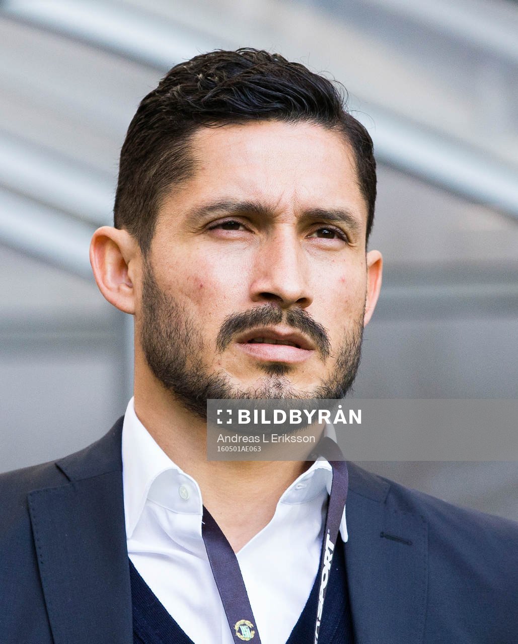 Hammarbys players manager Pablo Piñones-Arce innan