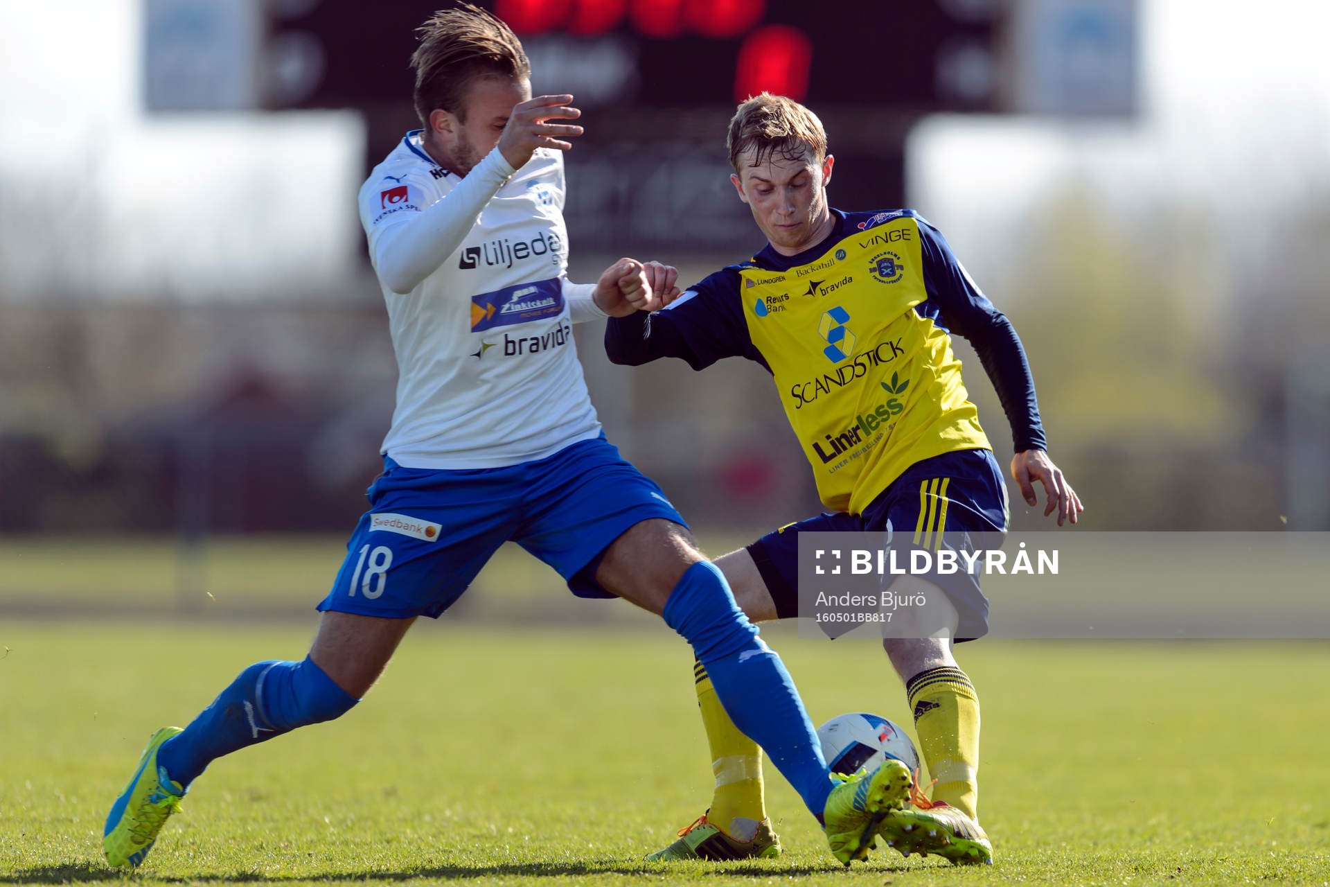 Värnamos Simon Nilsson mot Ängelholms Albin Nilsson