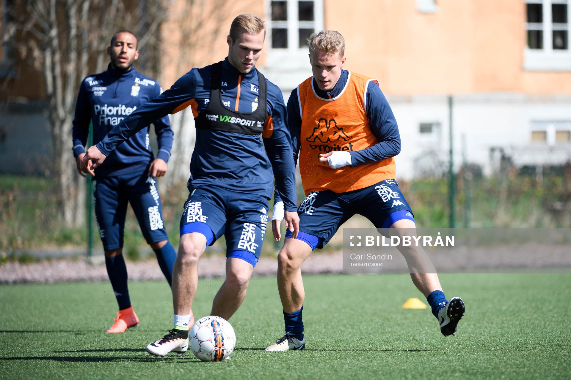 IFK Göteborgs Gustav Engvall och Hjörtur Hermannsson