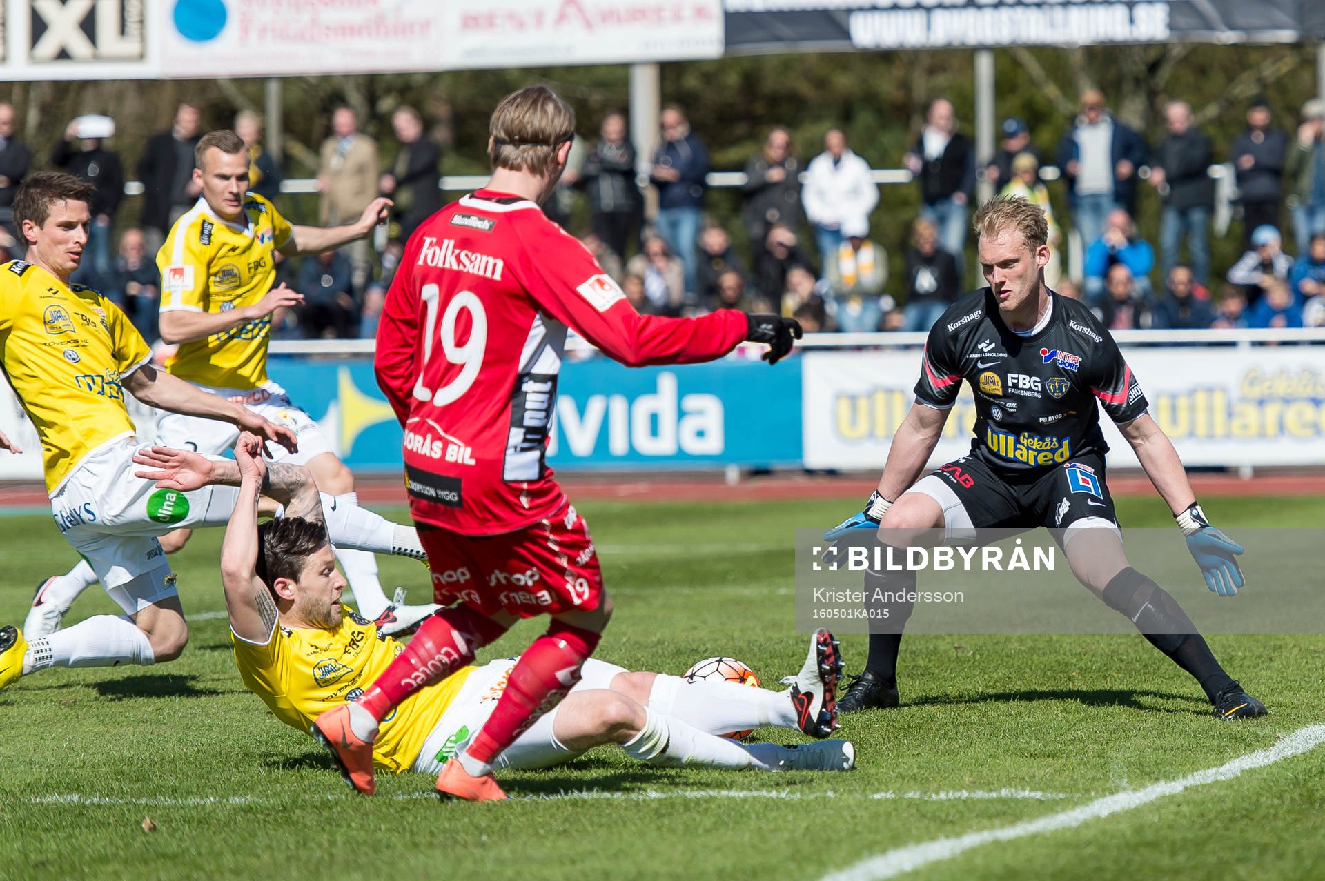 Falkenbergs målvakt Alexander Lundin