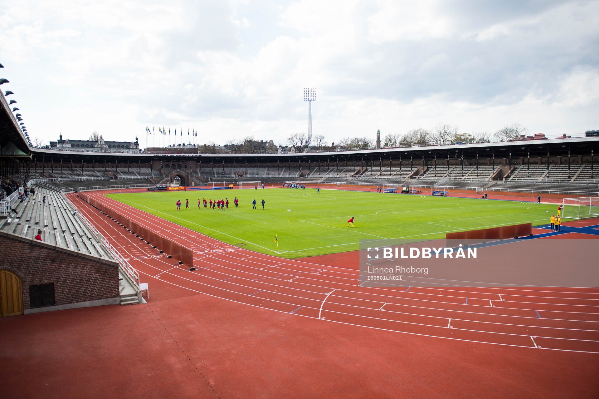 Interiör av Stockholms Stadion