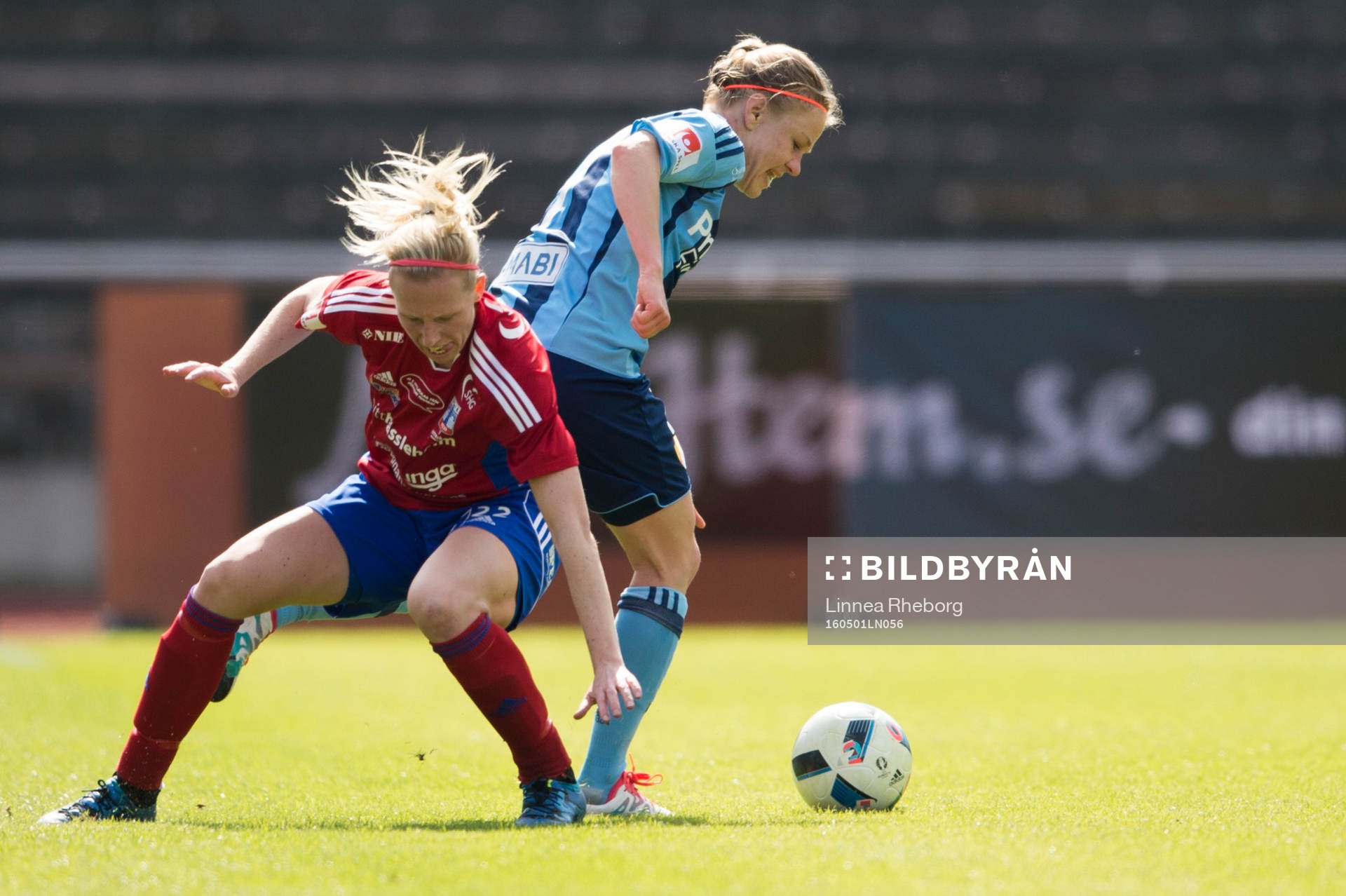 Vittsjös Sandra Adolfsson och Djurgårdens Katrin Schmidt