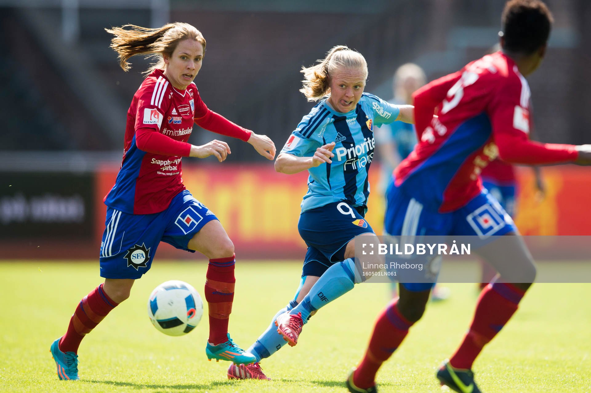 Vittsjös Johanna Andersson och Djurgårdens Lisa Klinga