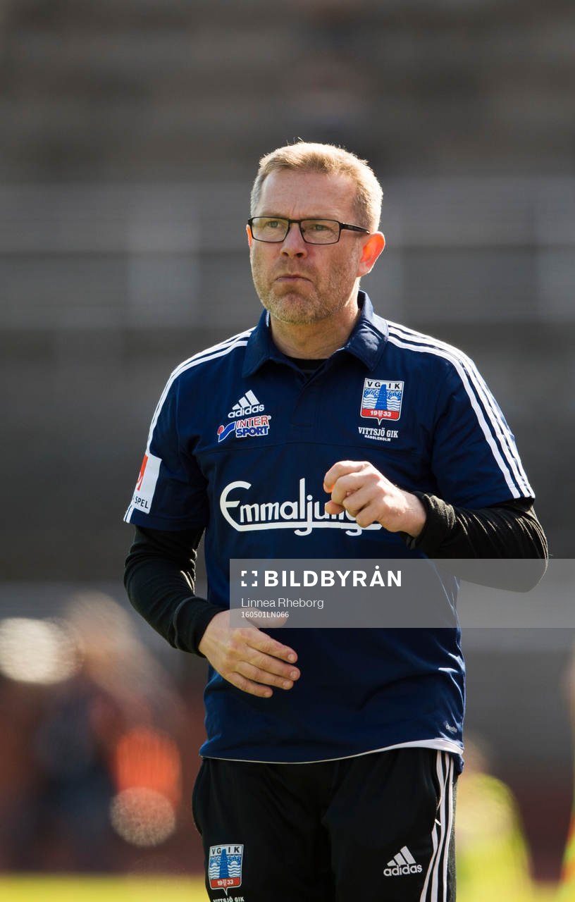 Vittsjös tränare Thomas Mårtensson