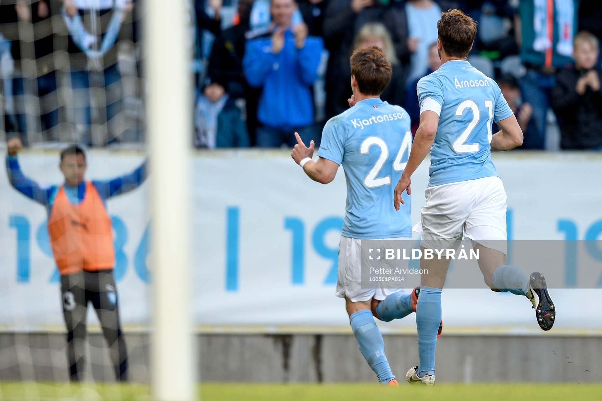 Malmö FFs Vidar Örn Kjartansson jublar