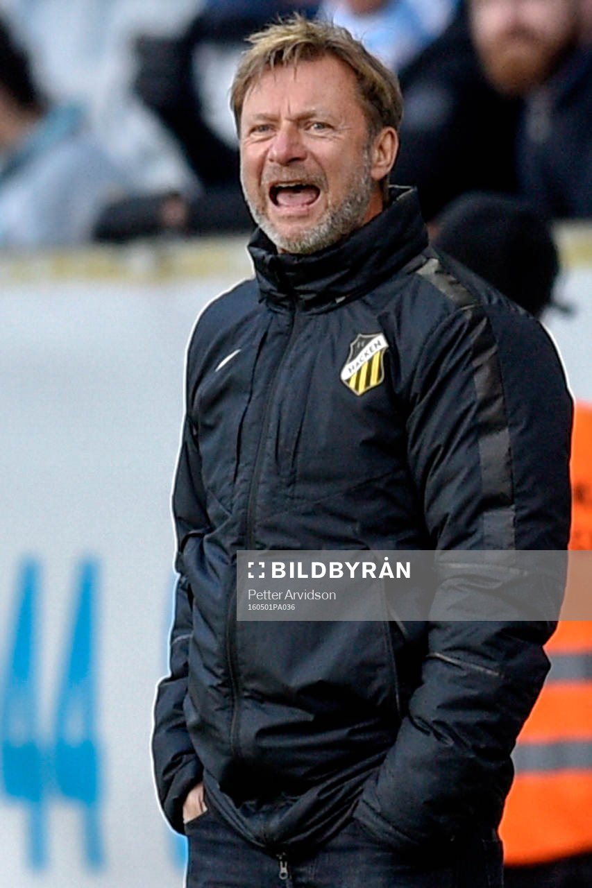 Häckens tränare Peter Gerhardsson