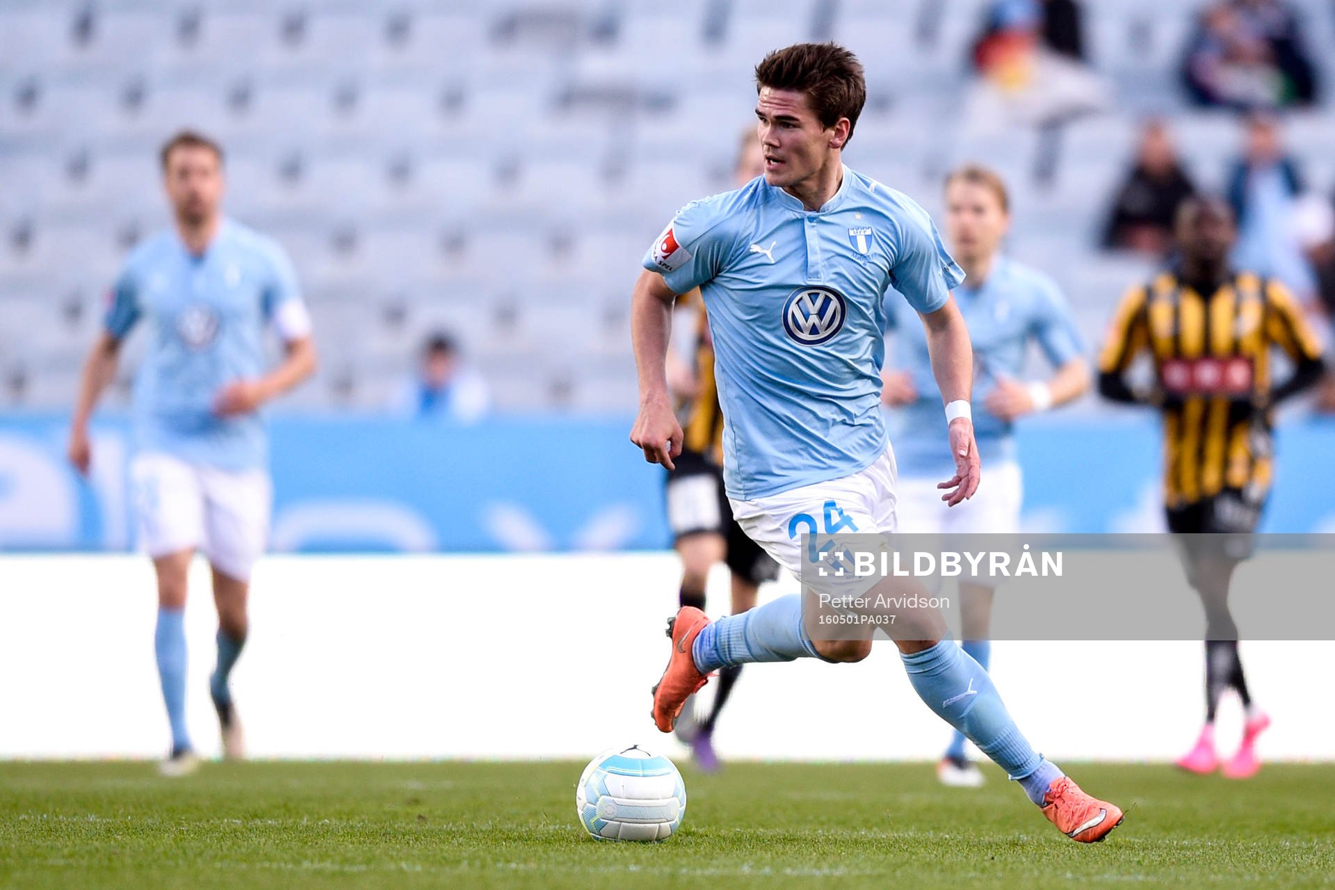 Malmö FFs tvåmålsskytt Vidar Örn Kjartansson