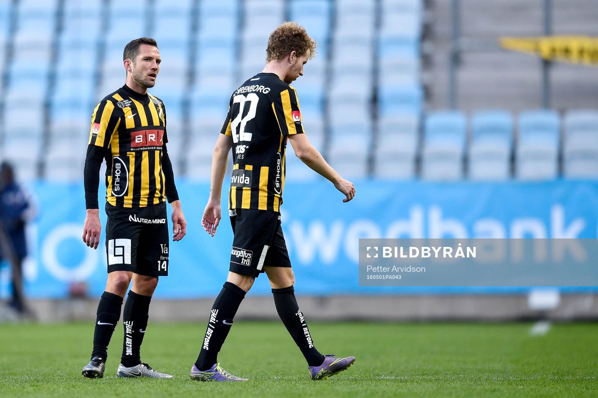 Häckens Martin Ericsson och Samuel Gustafson deppar