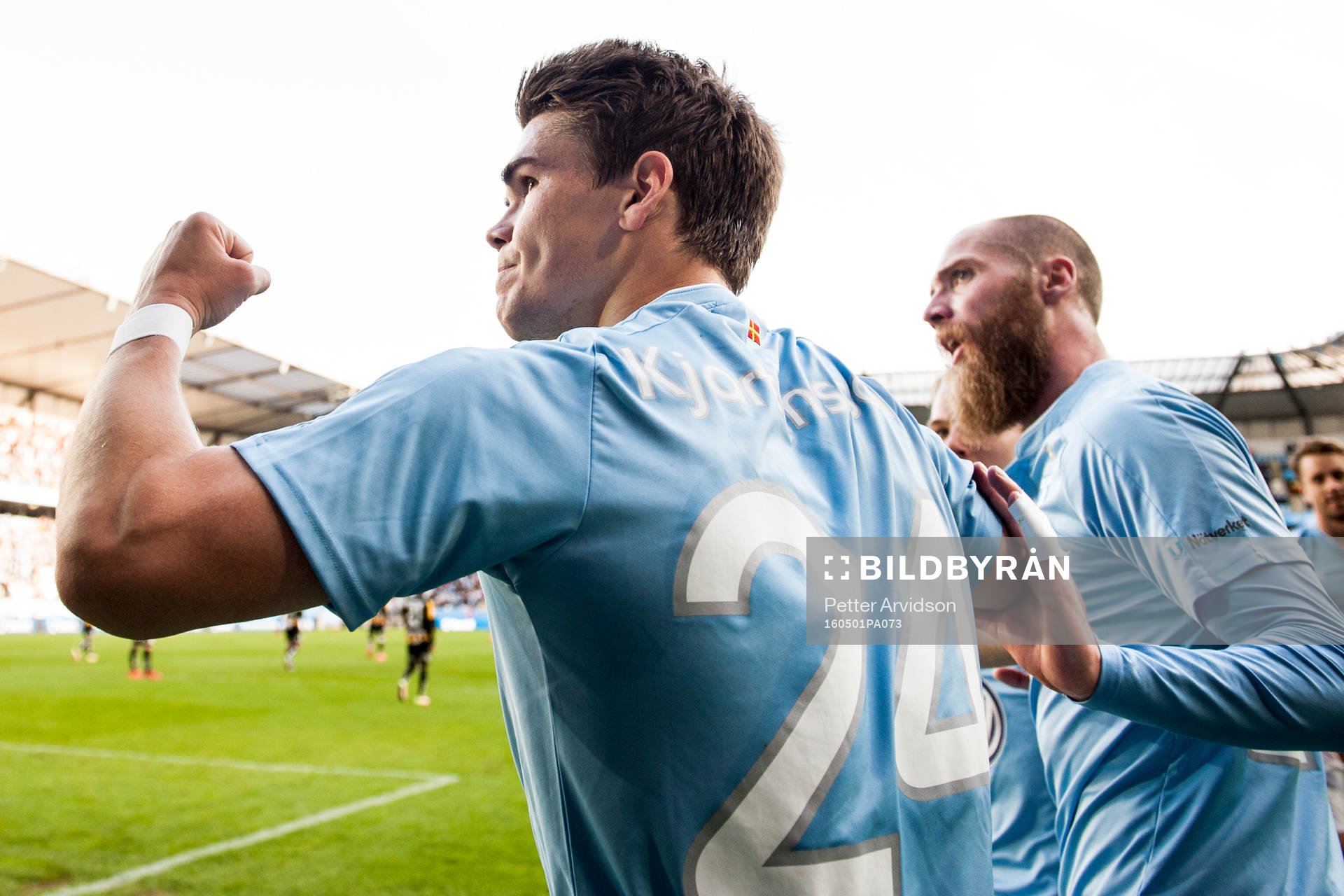 Malmö FFs Vidar Örn Kjartansson jublar