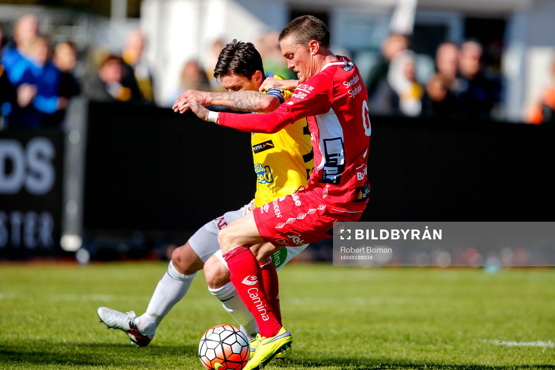 Elfsborgs Lasse Nilsson och Falkenbergs Tibor Joza