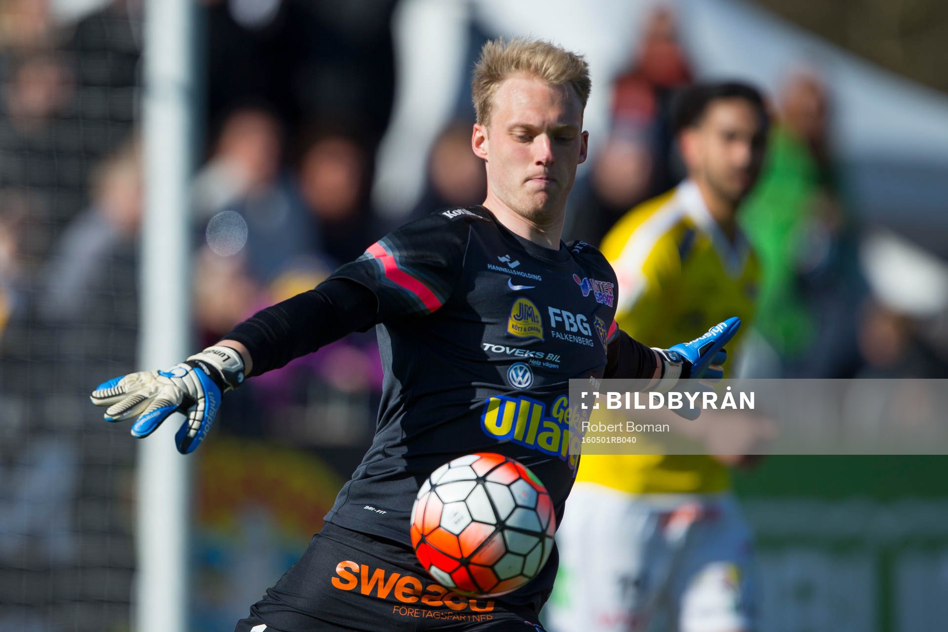 Falkenbergs målvakt Alexander Lundin