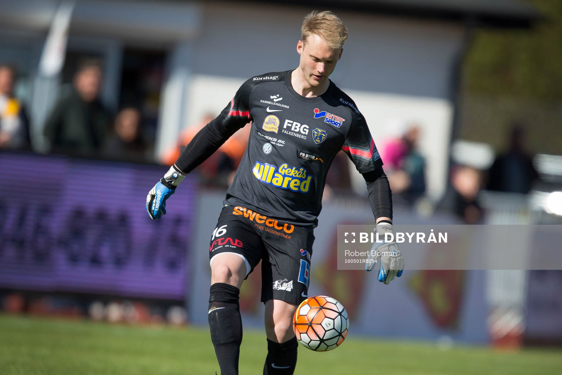 Falkenbergs målvakt Alexander Lundin