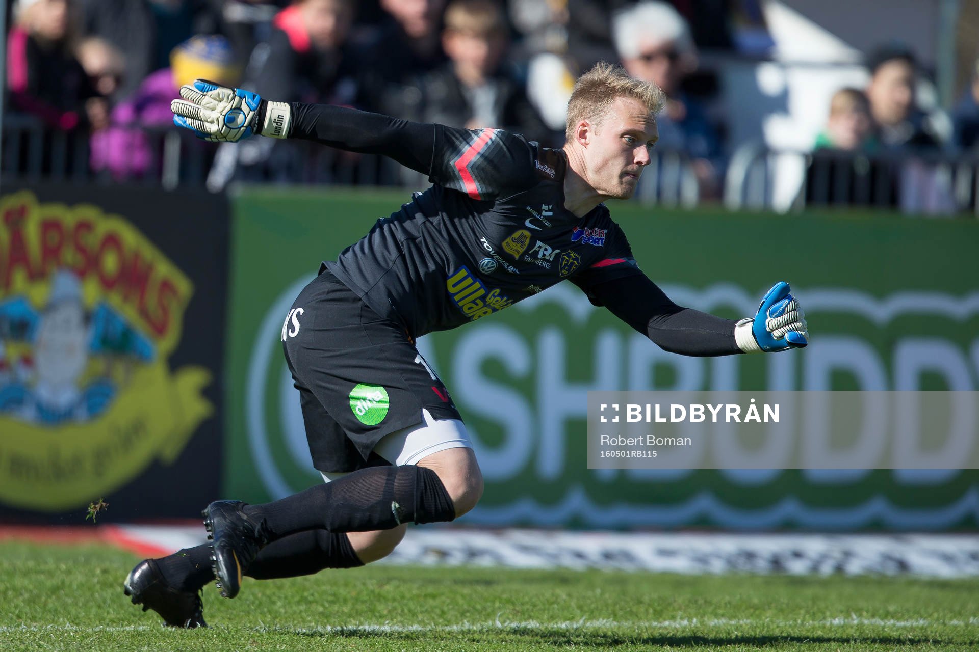 Falkenbergs målvakt Alexander Lundin