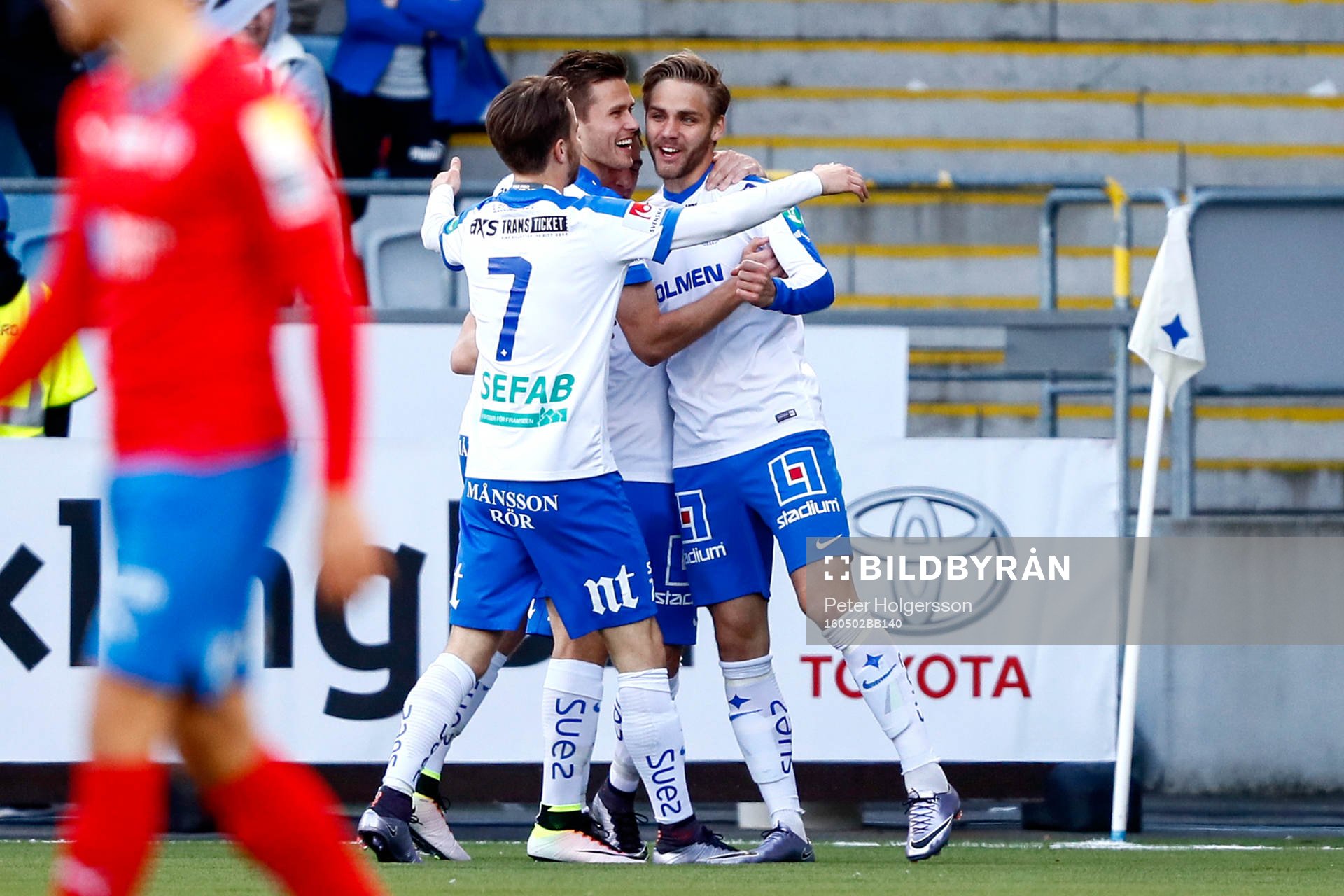 Norrköpings Christoffer Nyman jublar