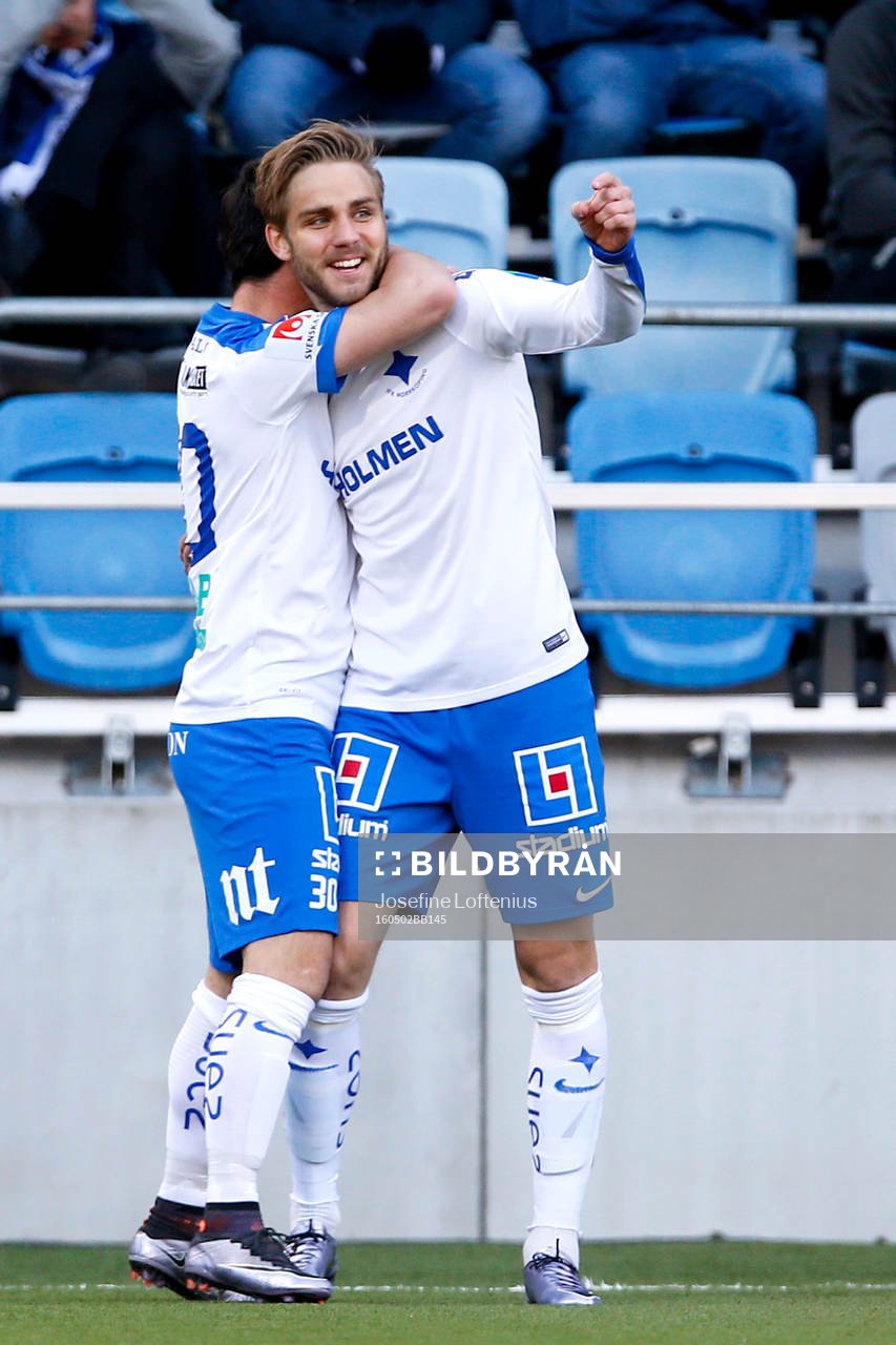 Norrköpings Christoffer Nyman jublar