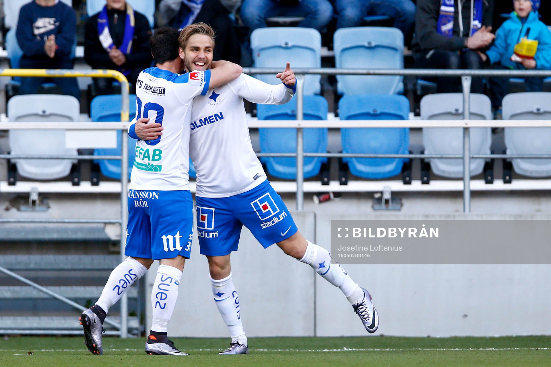 Norrköpings Christoffer Nyman jublar