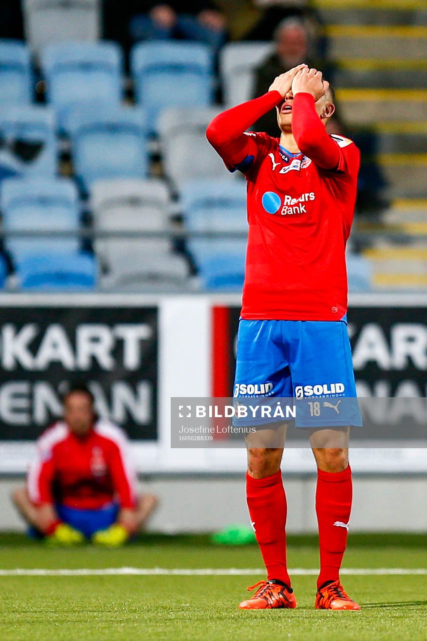 Helsingborgs Jordan Larsson deppar