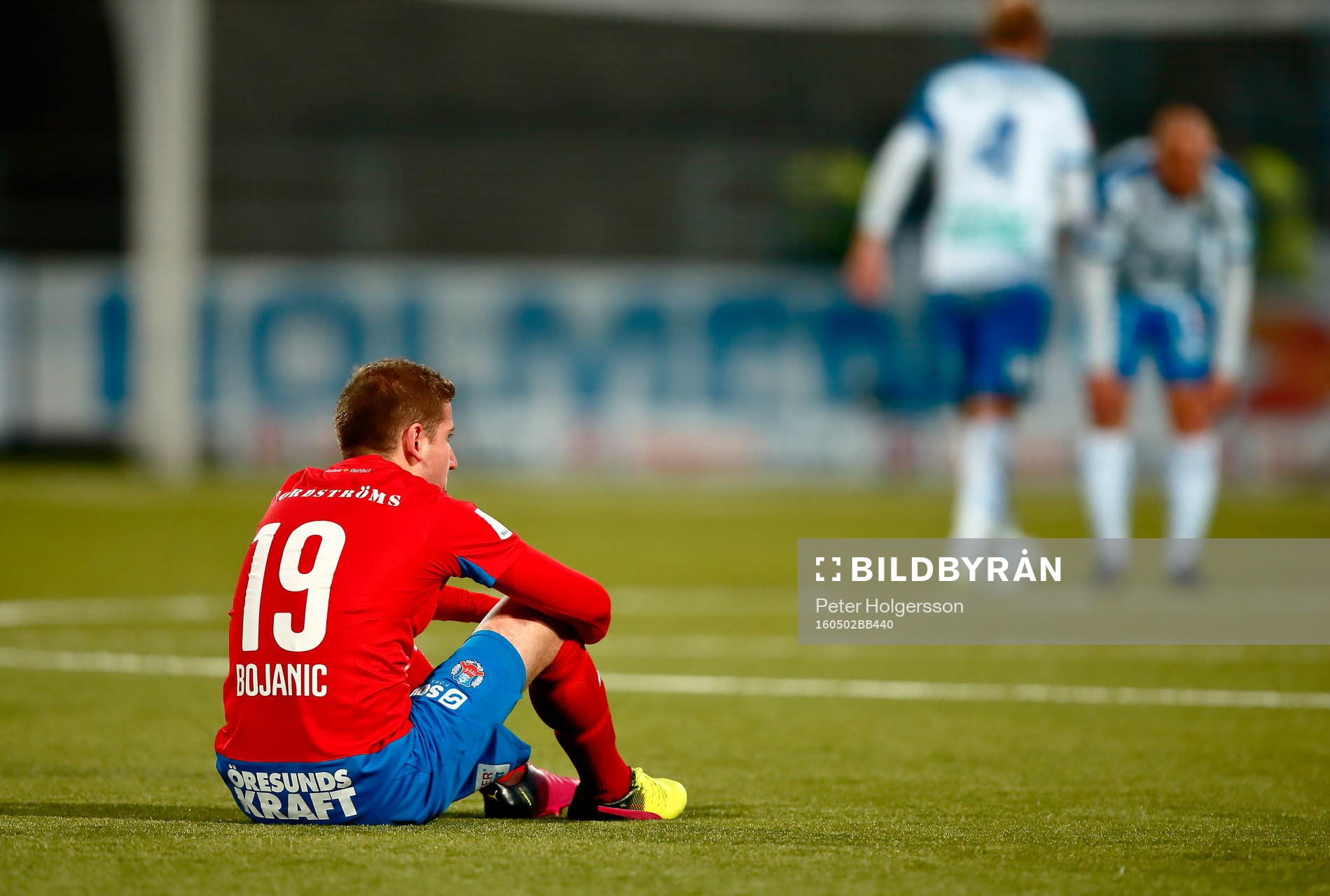 Helsingborgs Darijan Bojanic deppar