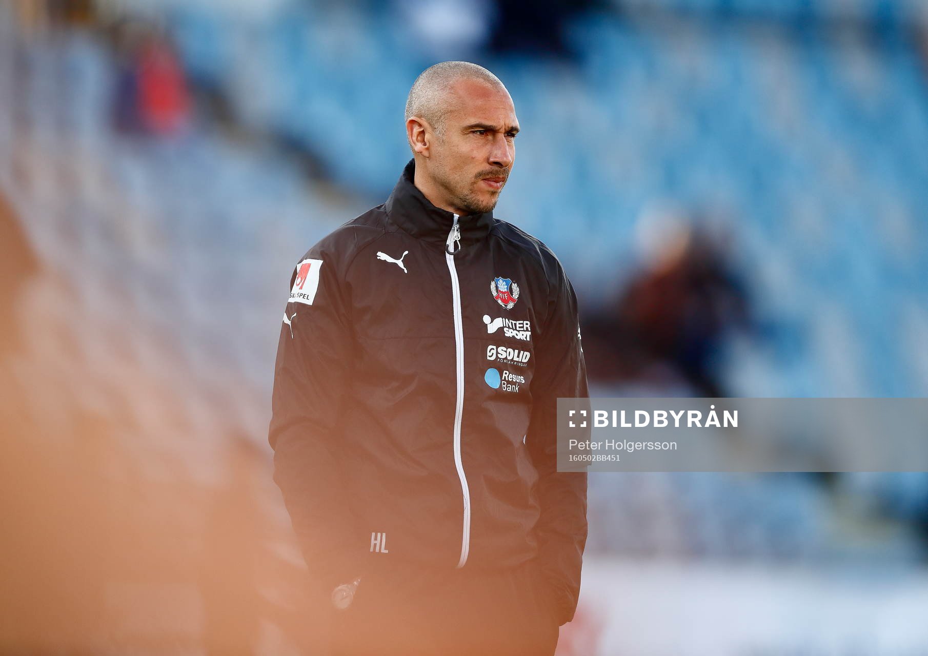 Helsingborgs tränare Henrik Larsson deppar