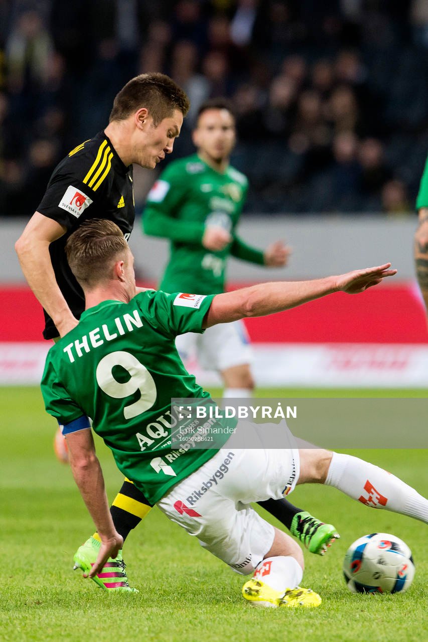 s Haukur Heidar Hauksson och Jönköpings Tommy Thelin i