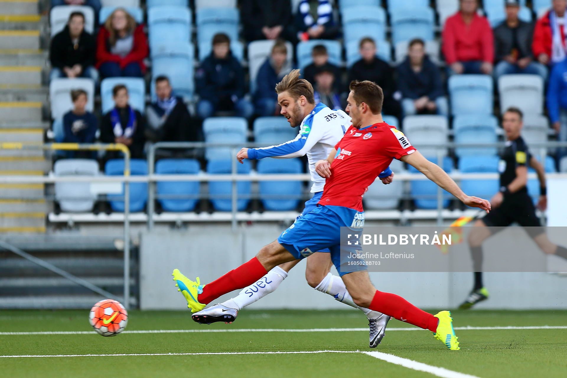Norrköpings Christoffer Nyman gör mål 1-0