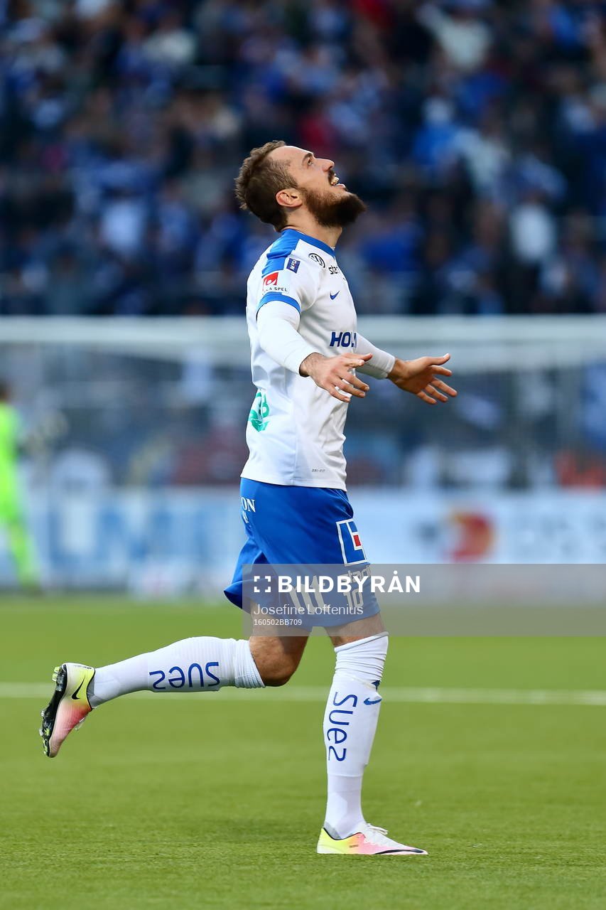 Norrköpings Emir Kujovic jublar