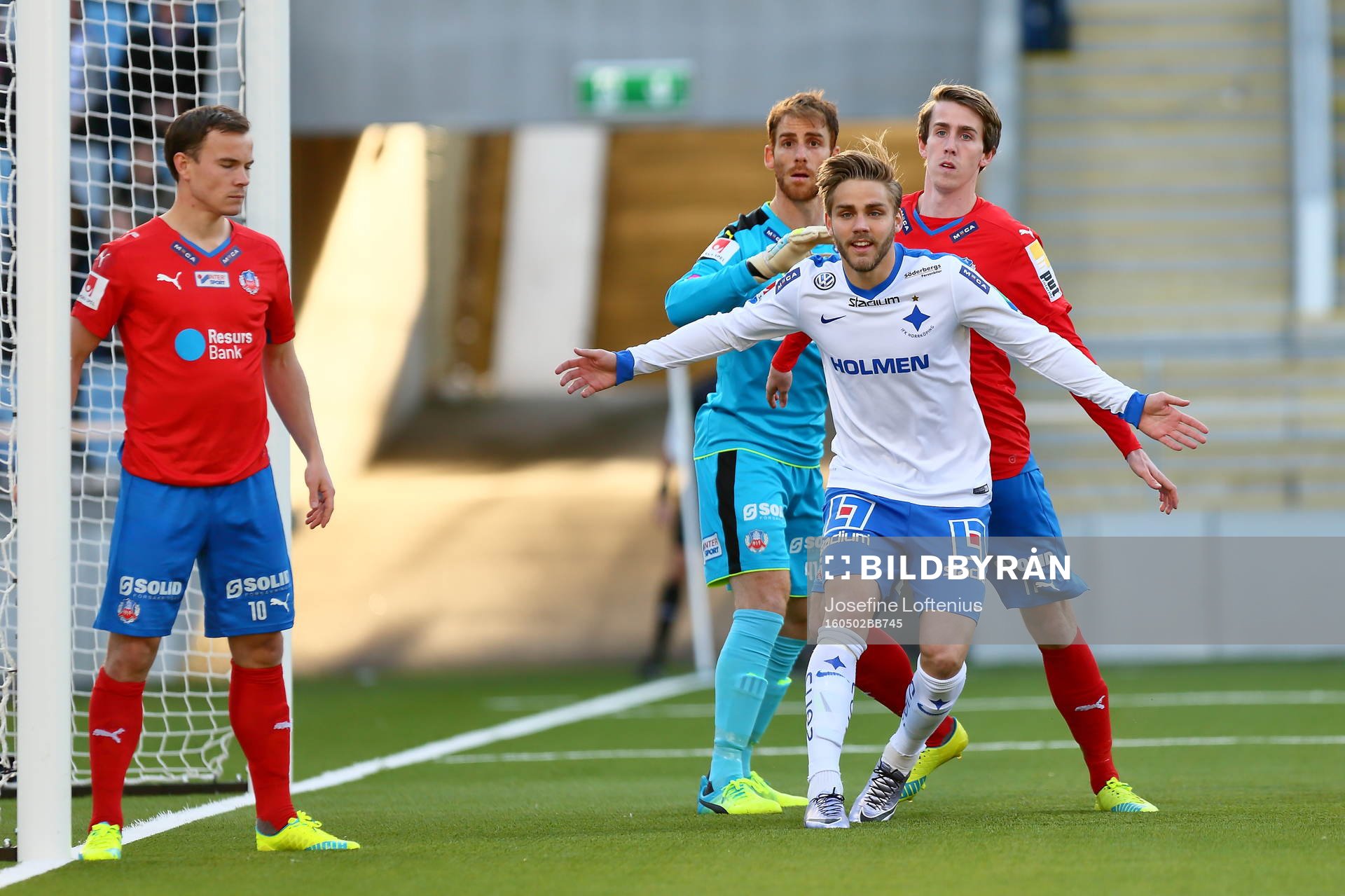 Norrköpings Christoffer Nyman, Helsingborgs Tomer