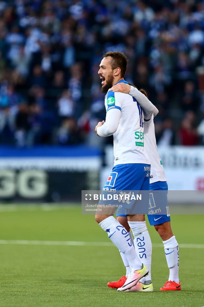 Norrköpings Emir Kujovic jublar