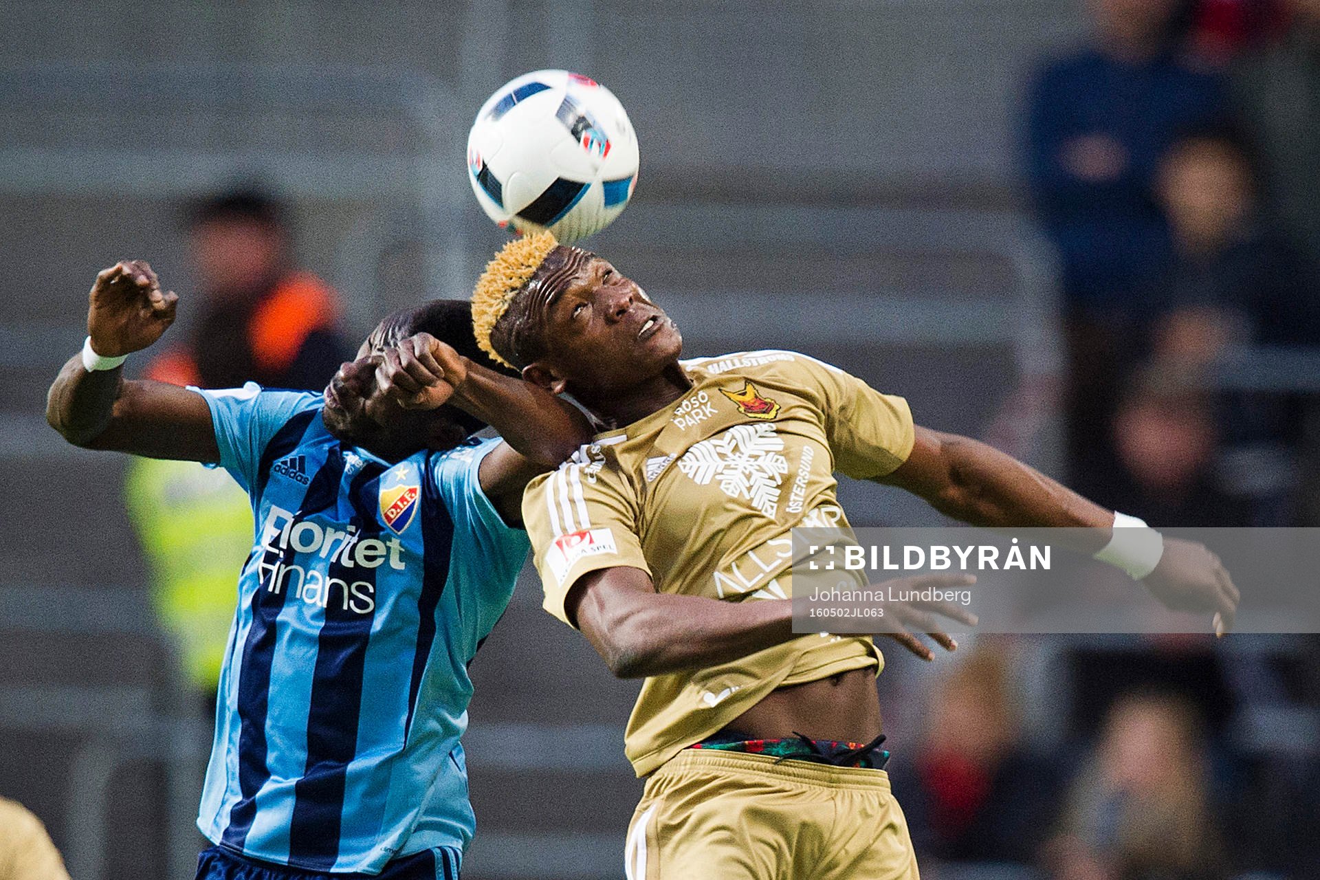 Djurgårdens Omar Colley och Östersunds Abdullahi Gero
