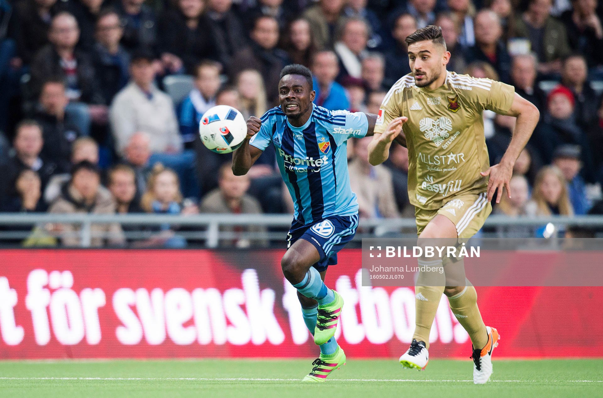 Djurgårdens Sam Johnson och Östersunds Sotirios