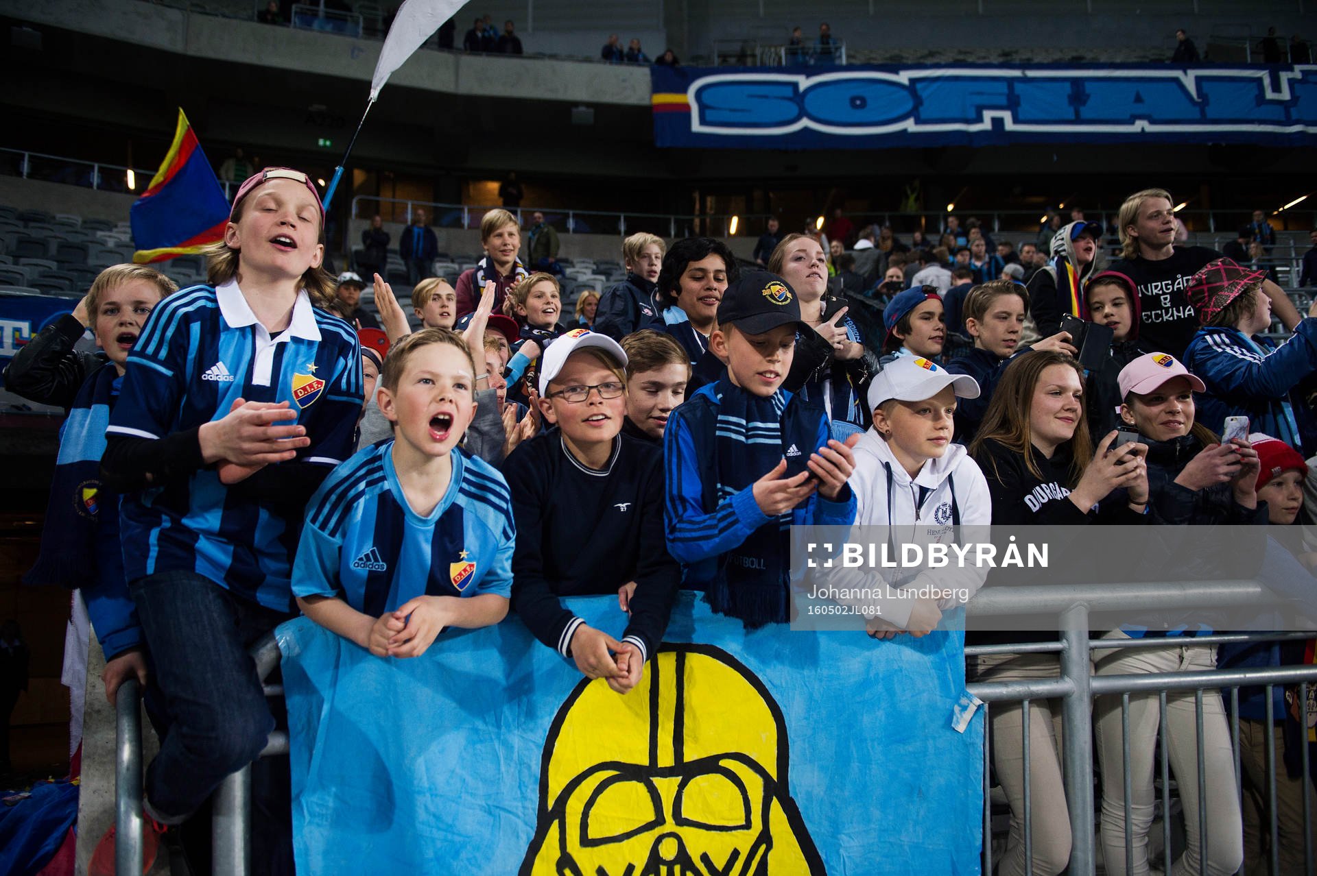 Djurgårdens yngsta supportrar